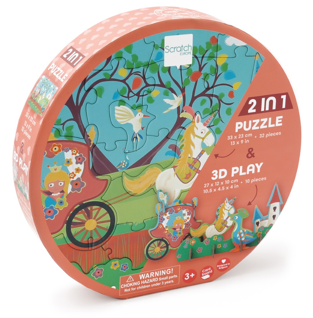 Play Puzzle 3D Prinses 32pcs