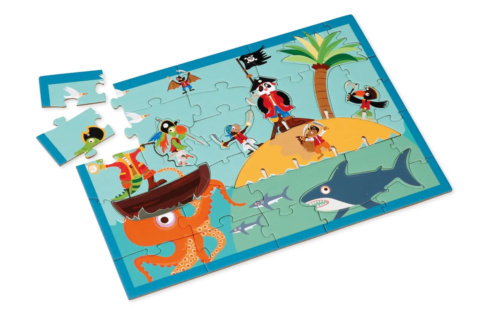 Play Puzzle 3D Piraat 36pcs - Scratch