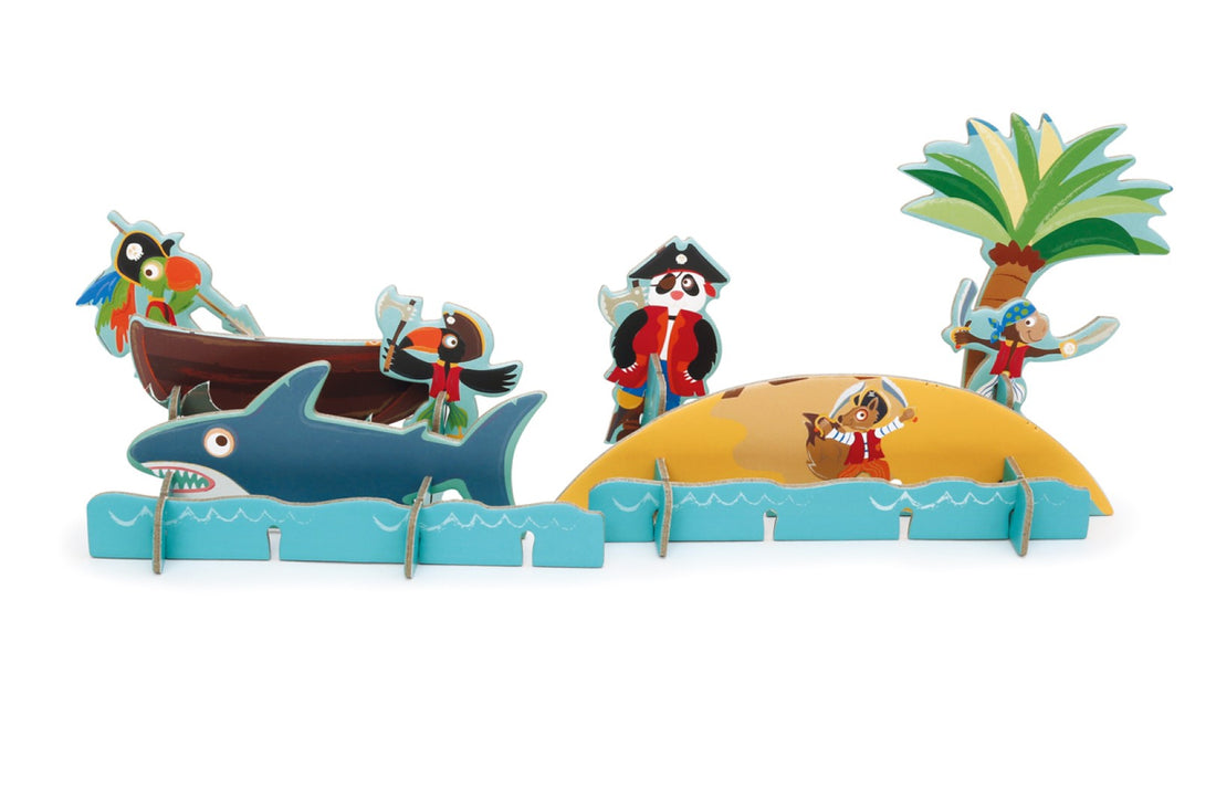 Play Puzzle 3D Piraat 36pcs