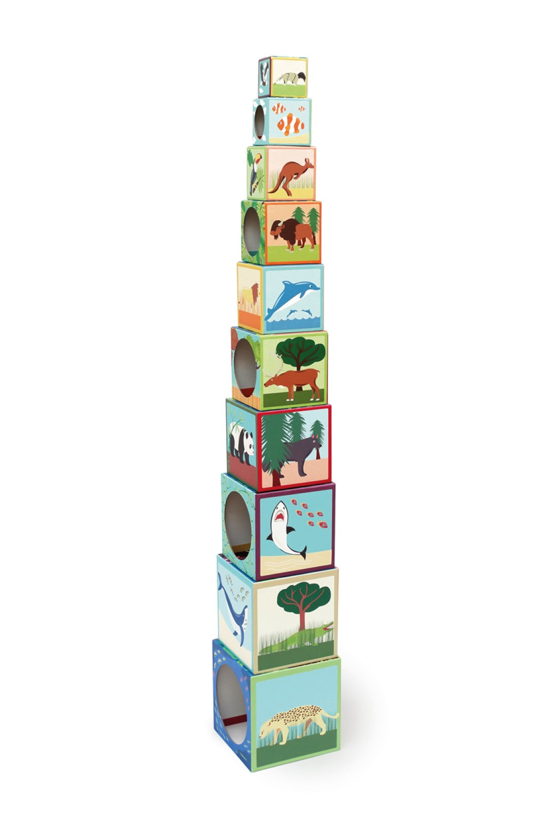 Build&Play Stapeltoren Dieren