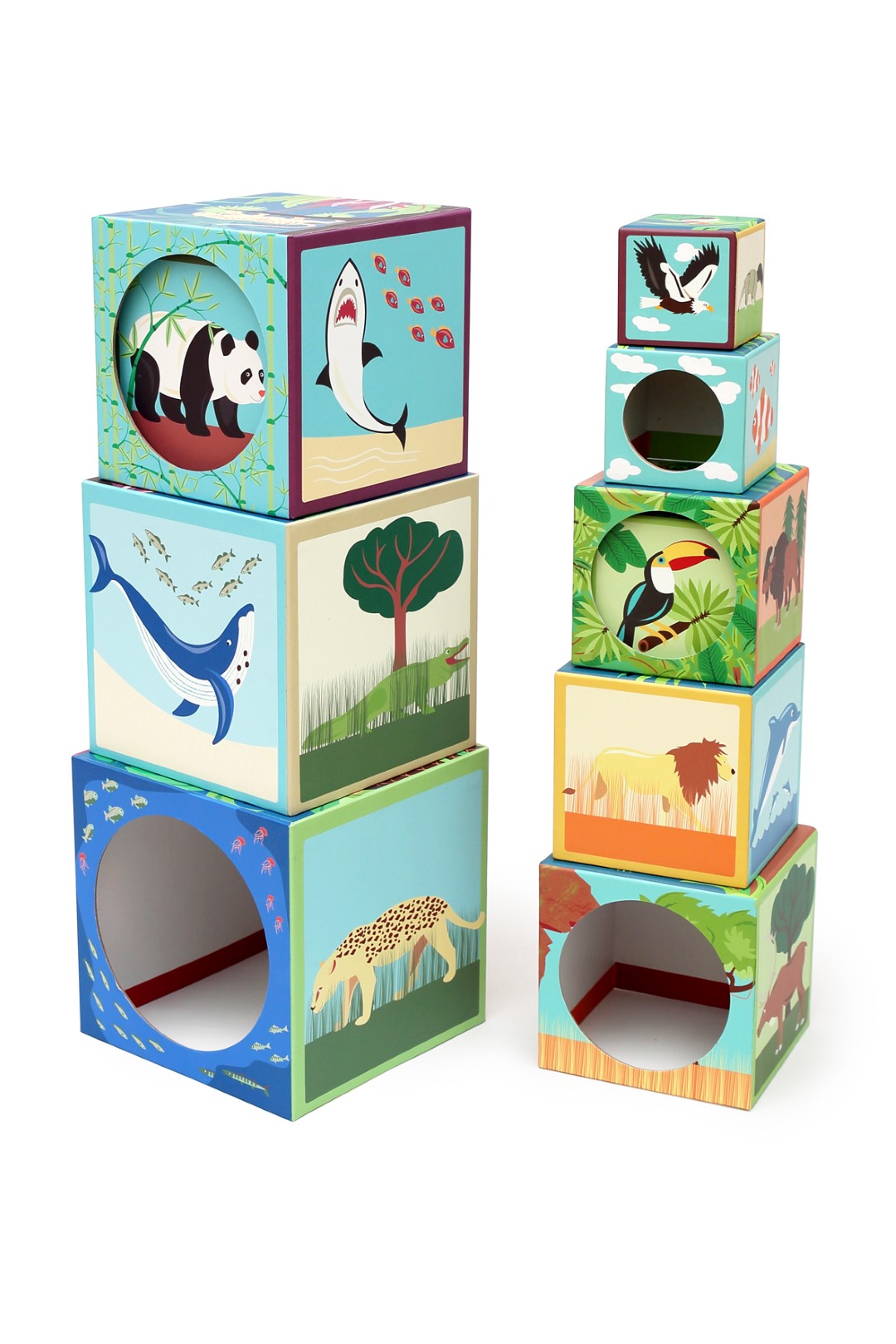 Build&Play Stapeltoren Dieren