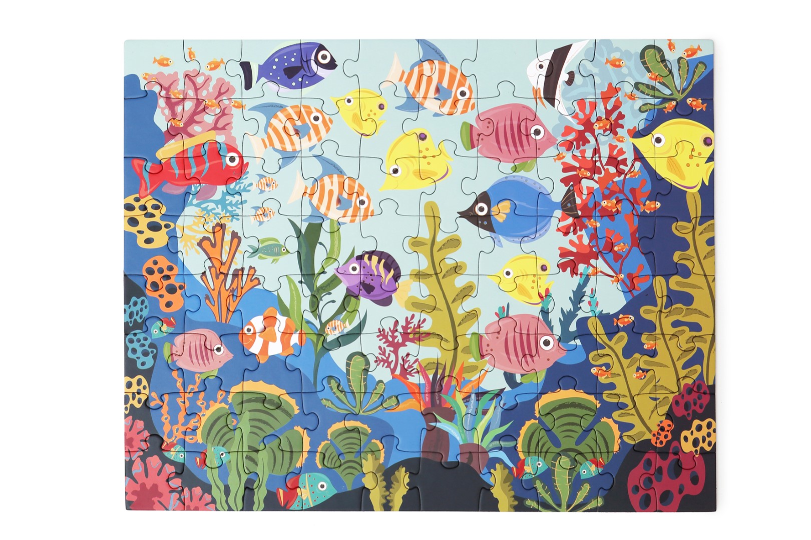 2 In 1 Magnetische Puzzel & Mystery Game Oceaan 80pcs