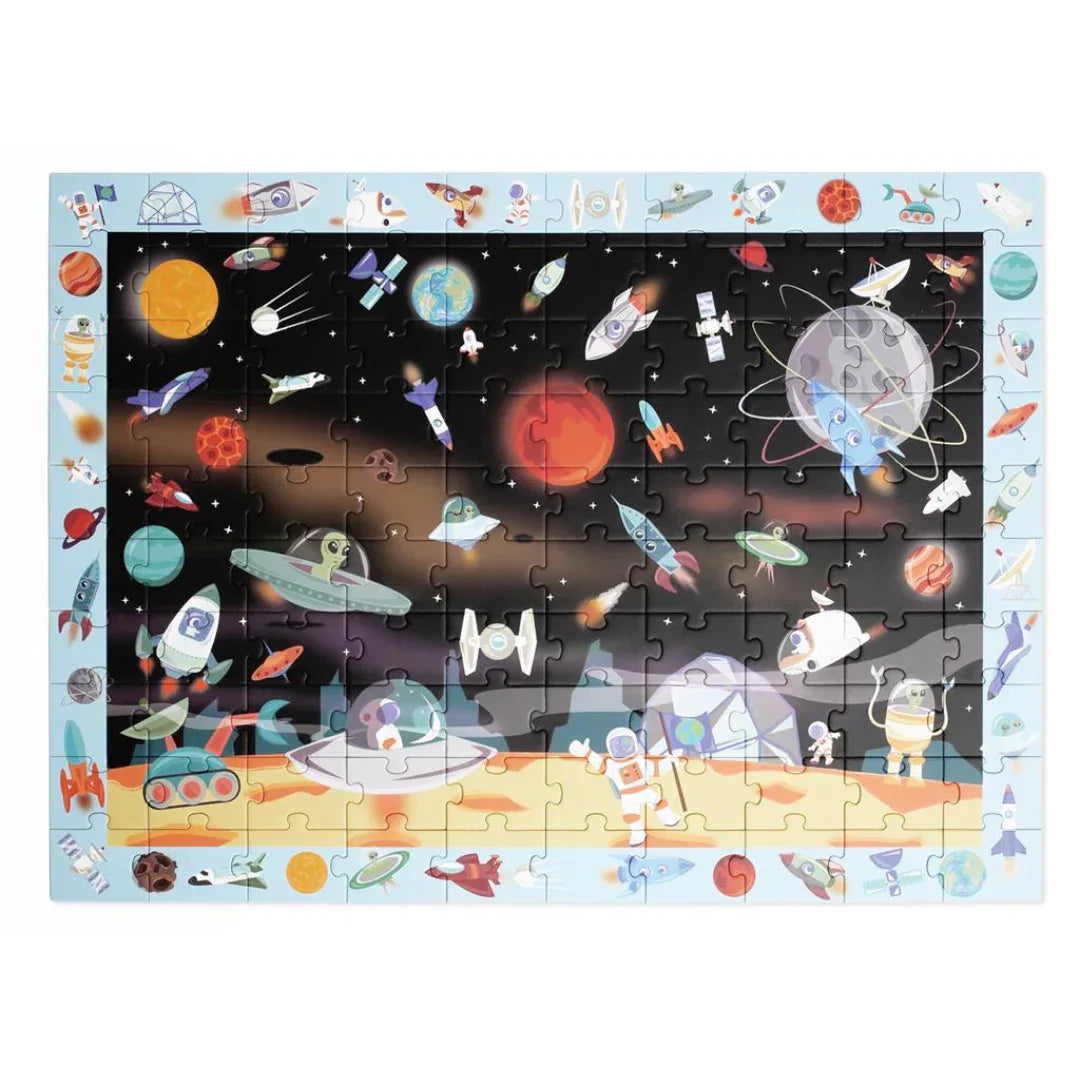 Ontdekkingspuzzel Ruimte 100 pcs - Scratch