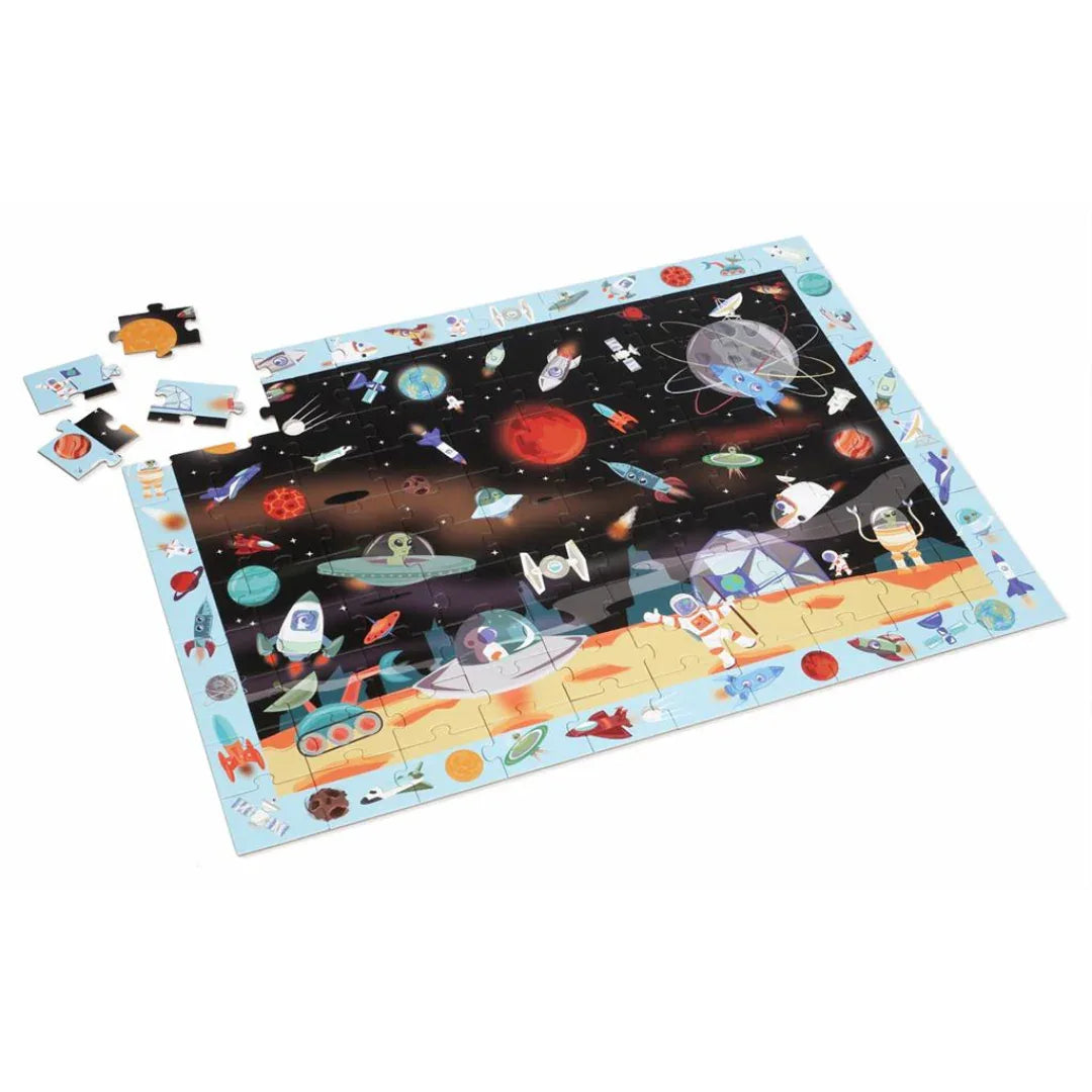 Ontdekkingspuzzel Ruimte 100 pcs - Scratch