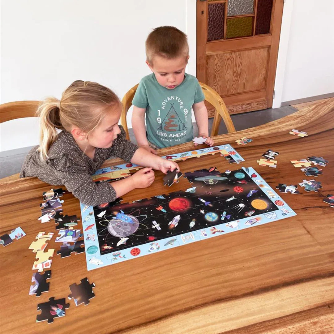 Ontdekkingspuzzel Ruimte 100 pcs - Scratch