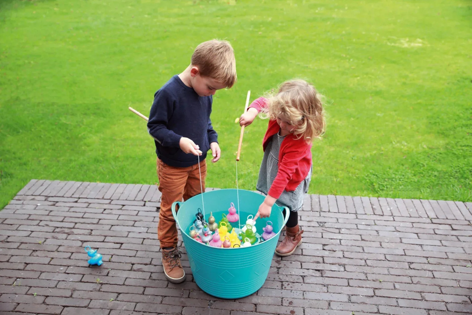 Set Van 6 Kermiseendjes - Regenboog - Scratch