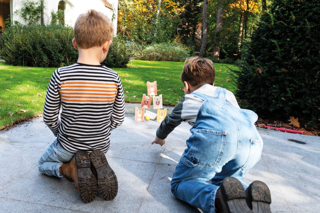 Active Play Stapel- en Kegelspel Wilde Dieren