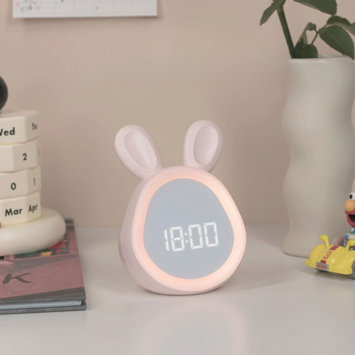 Alarm Clock Bunny Pink