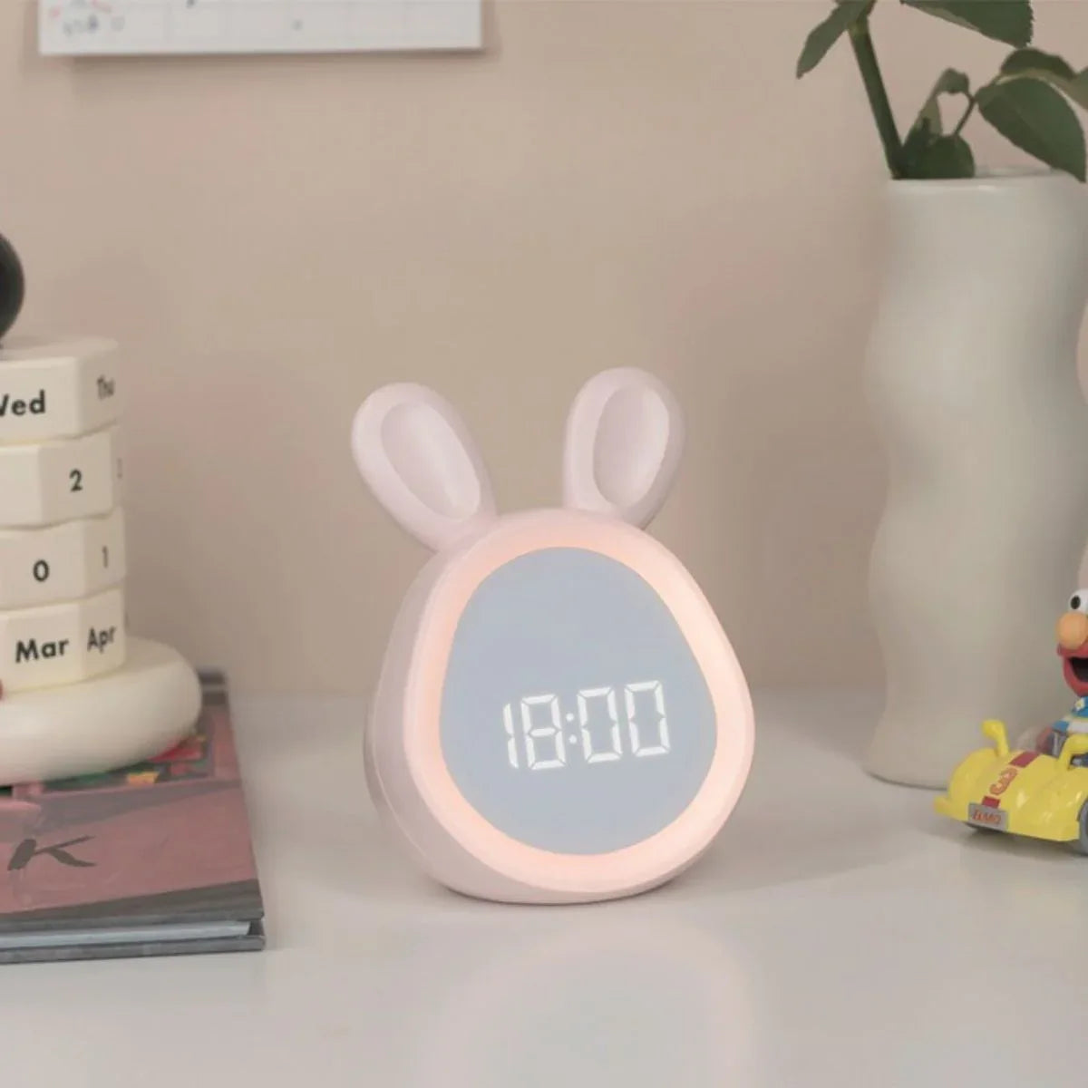 Alarm Clock Bunny Pink - Mary&