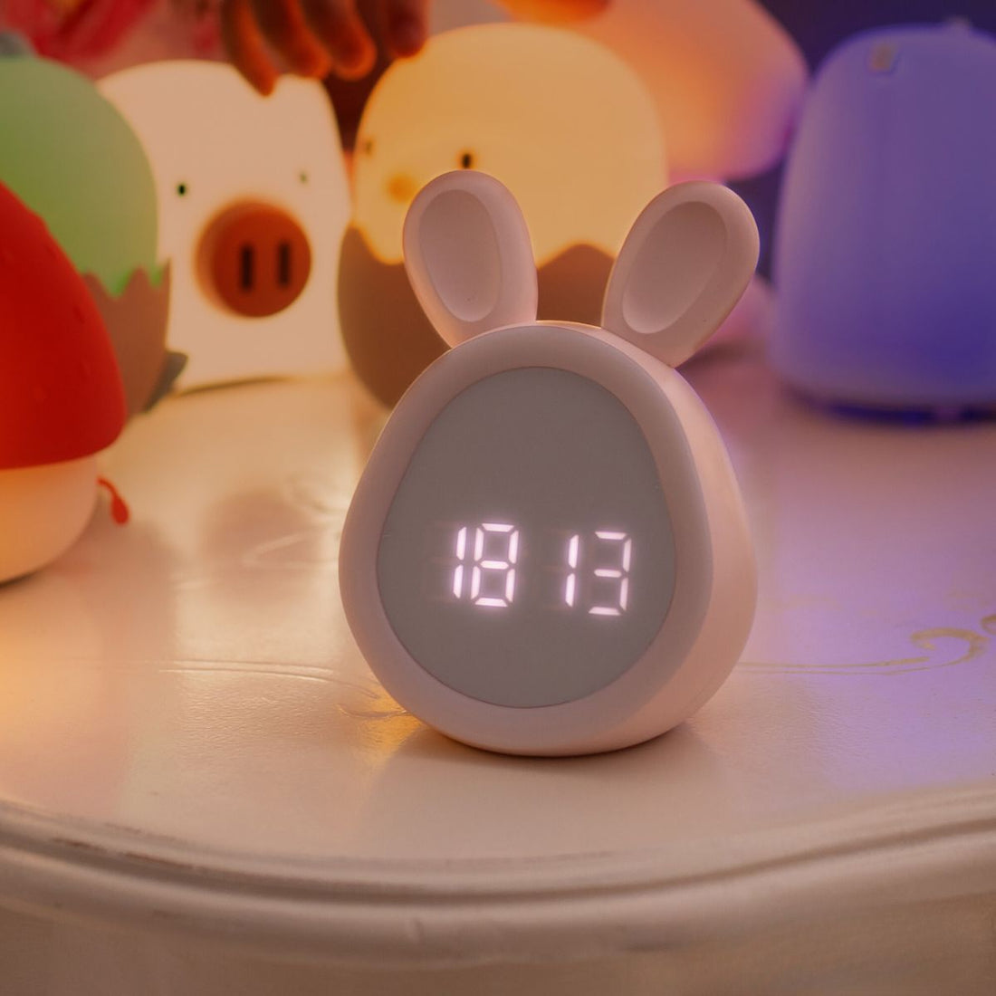 Alarm Clock Bunny Pink