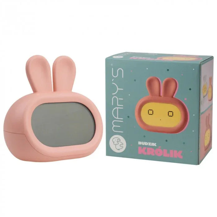 Alarm Clock Rabbit Pink - Mary&