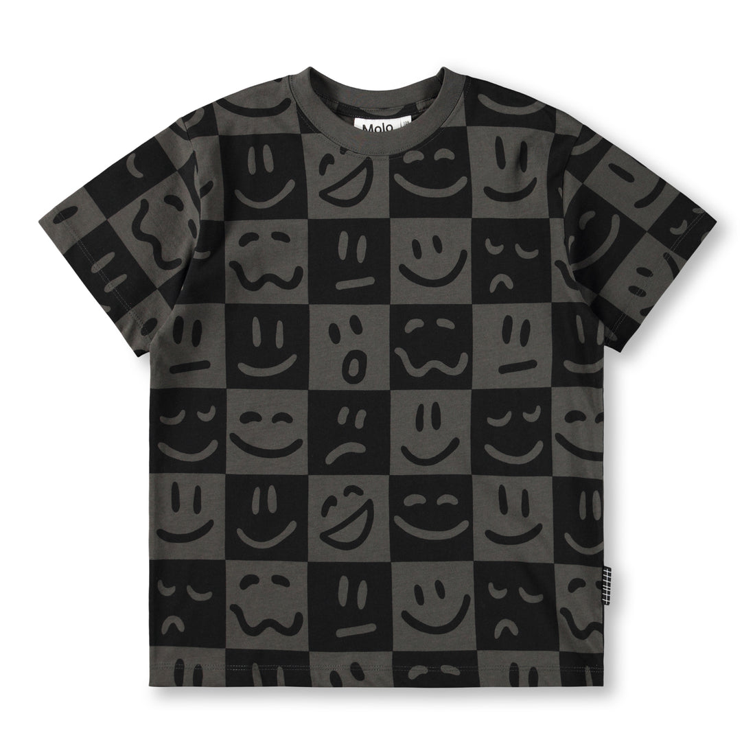 T-shirt SS Riley Vibe Checks BLK