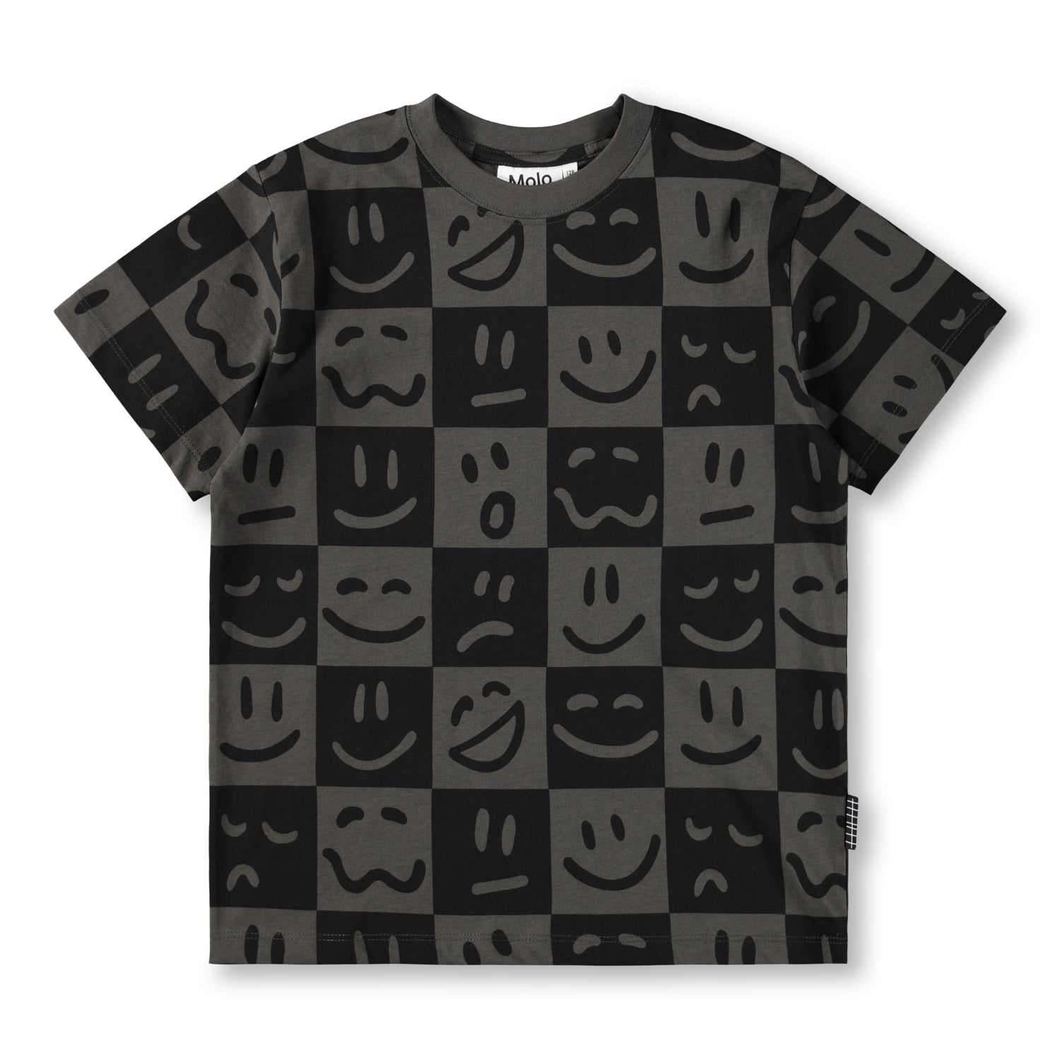 T-shirt SS Riley Vibe Checks BLK
