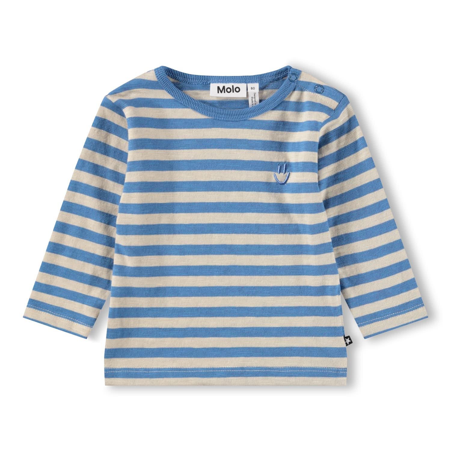 Baby Longsleeve Elvo Blue Sand Stripe - KDkes