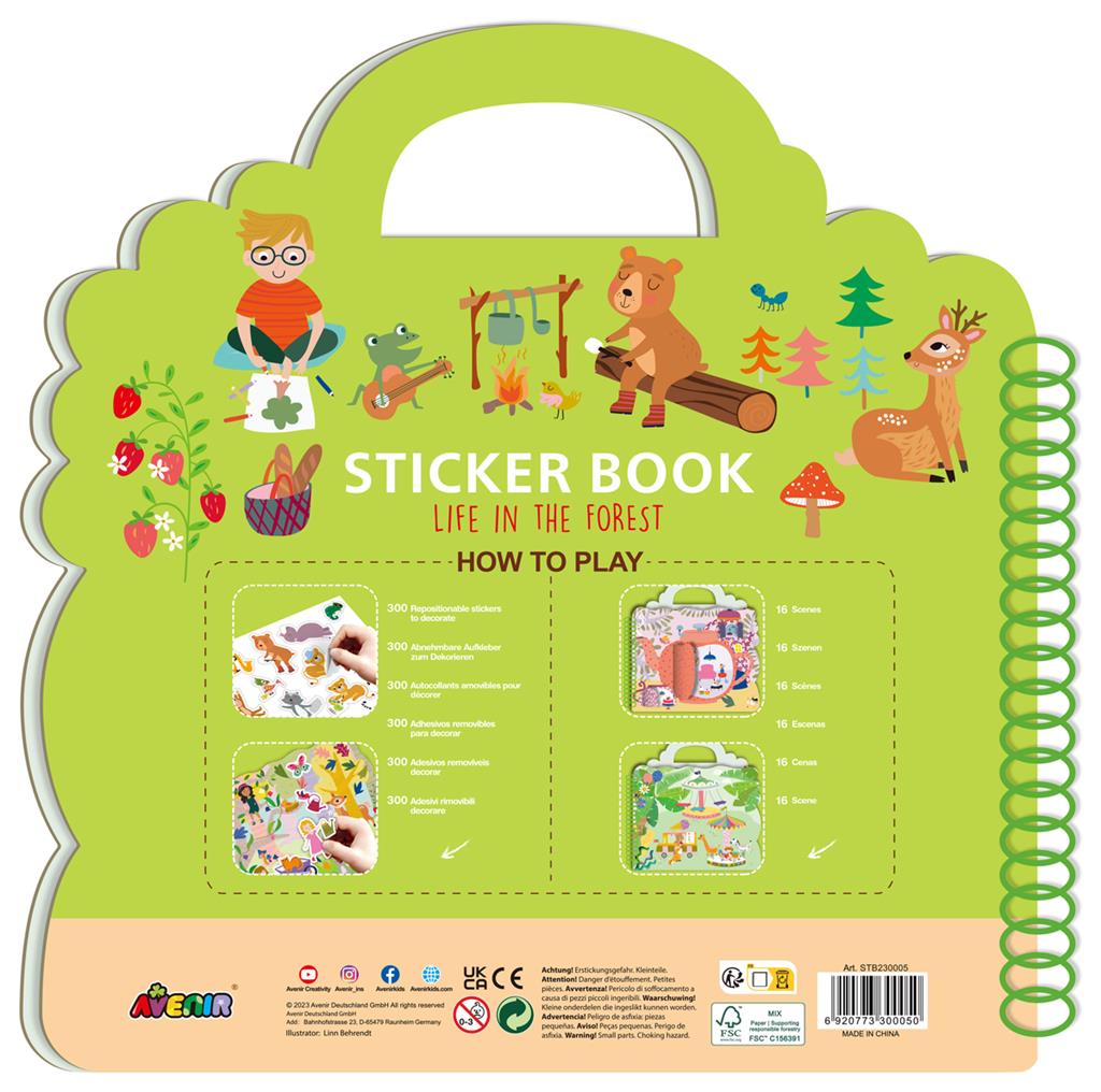 Stickerboek Bos