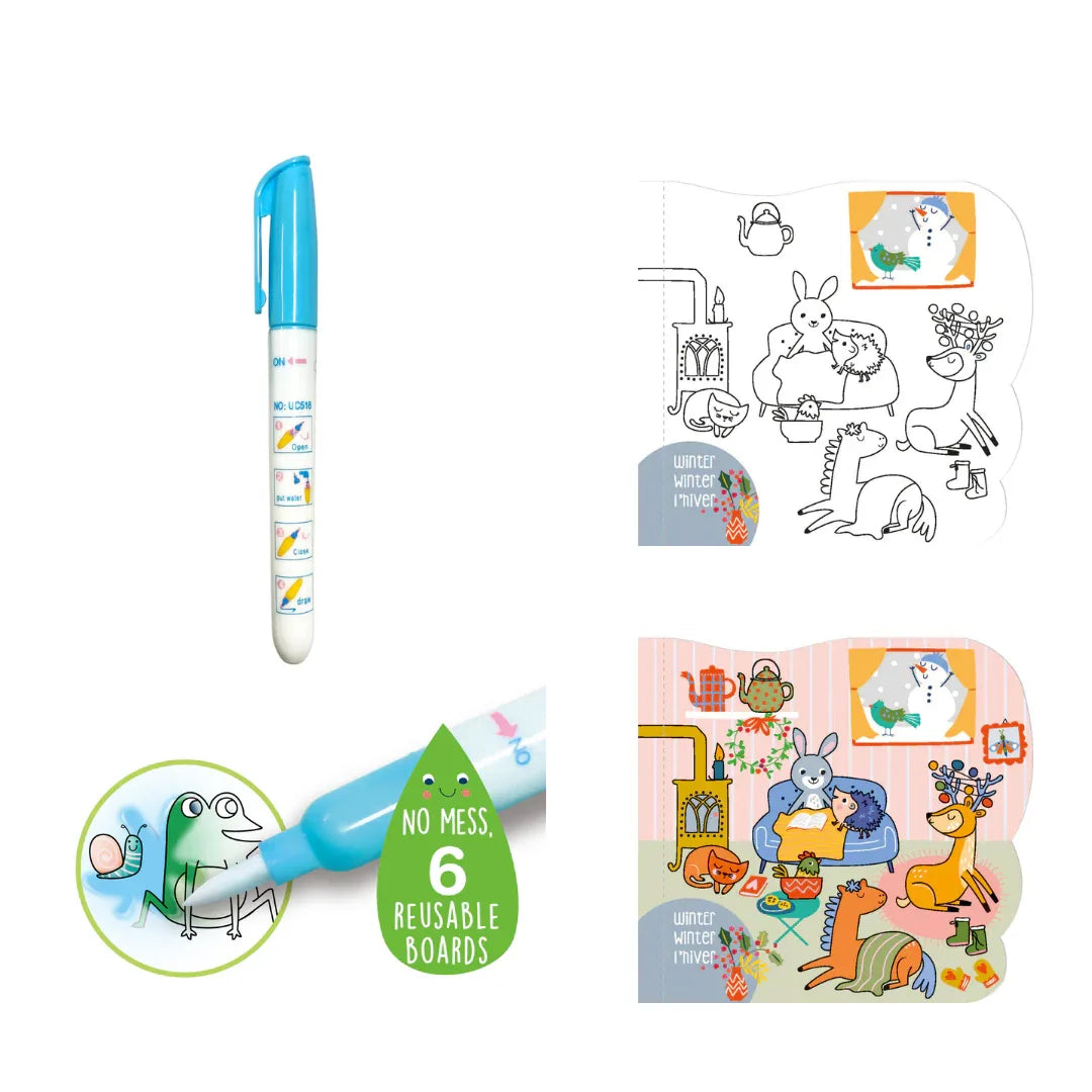 Magic Water Painting 4 Seizoenen - Avenir