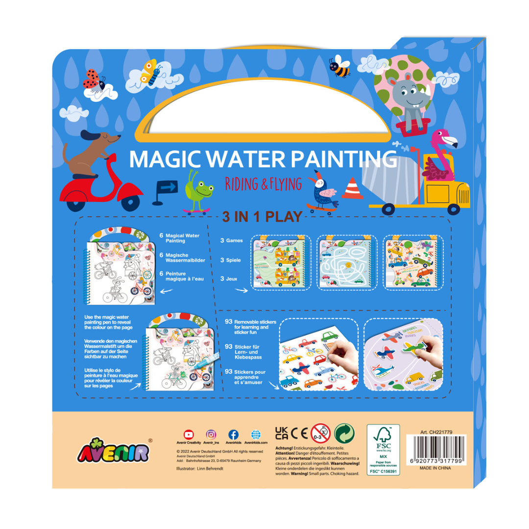 Magic Water Painting Rijden&Vliegen