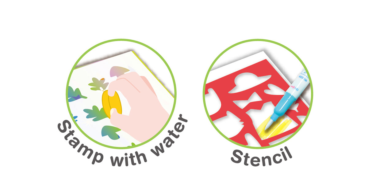 Magic Water Painting Bosdieren