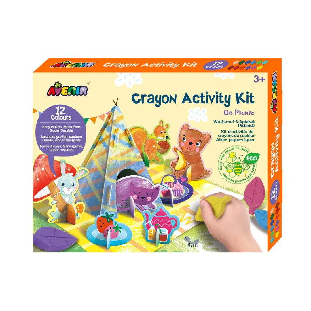 Crayon Activity Kit Picknicken - Avenir