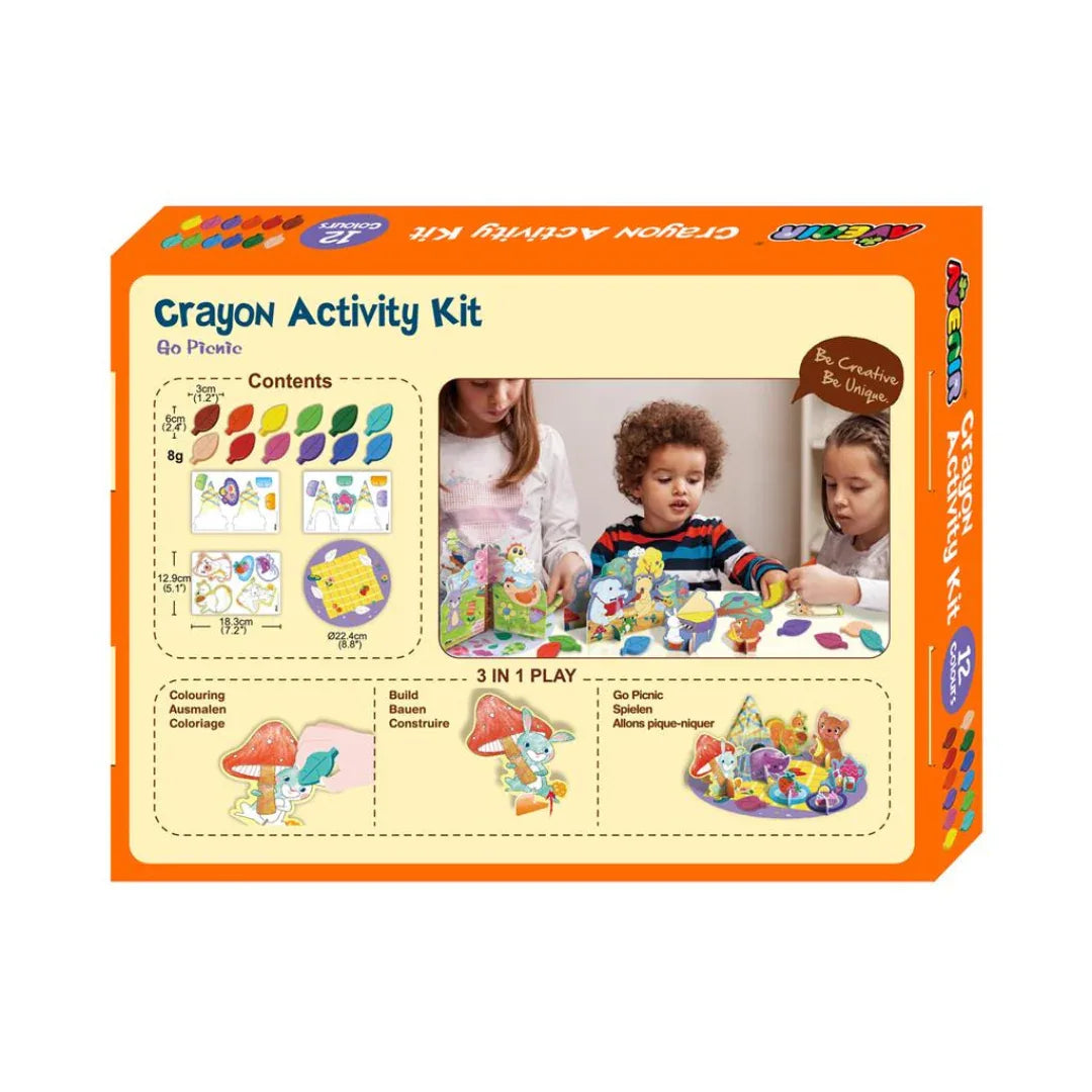 Crayon Activity Kit Picknicken - Avenir