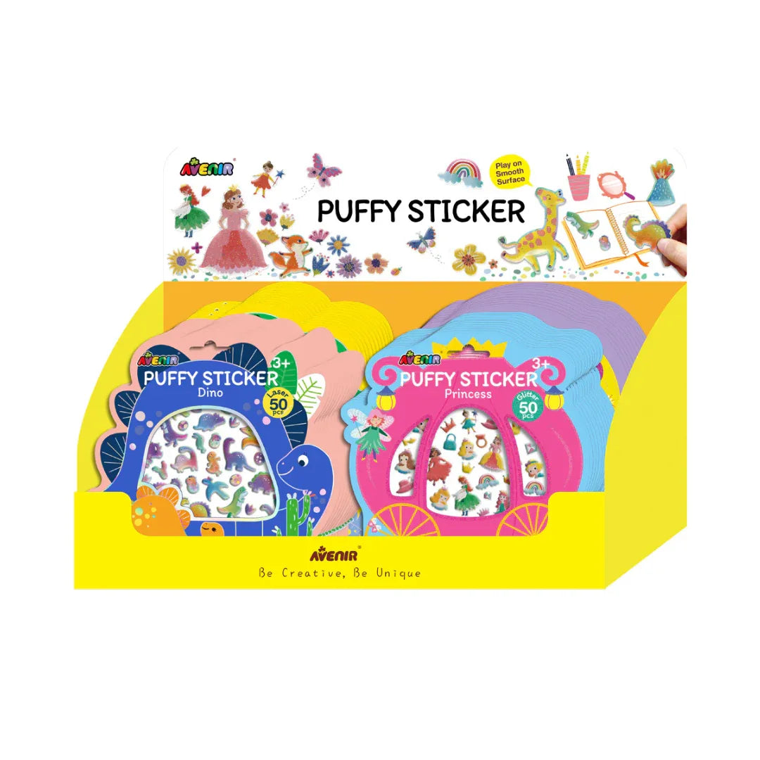 Puffy Stickers 50 stuks - Avenir