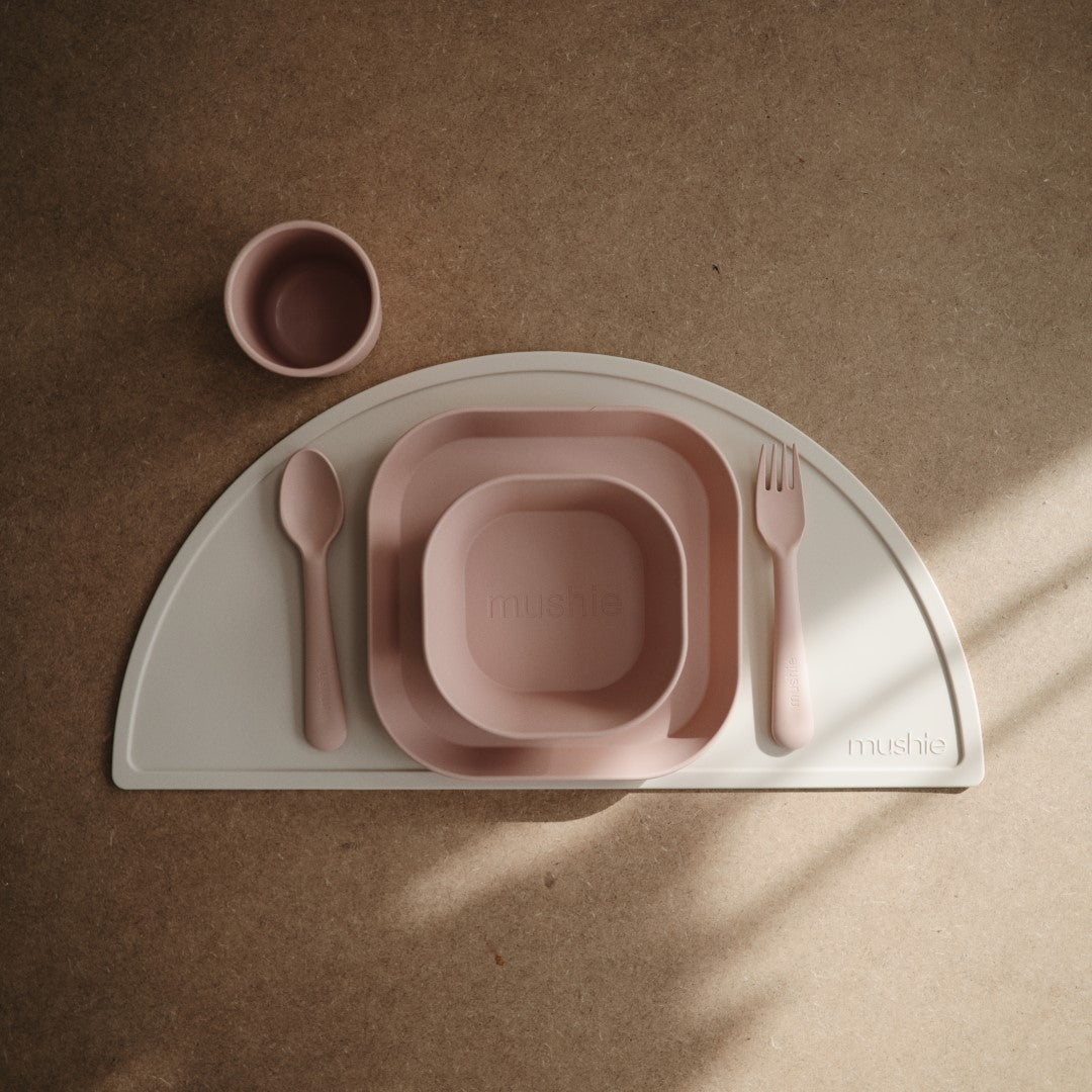 Plate Square Blush