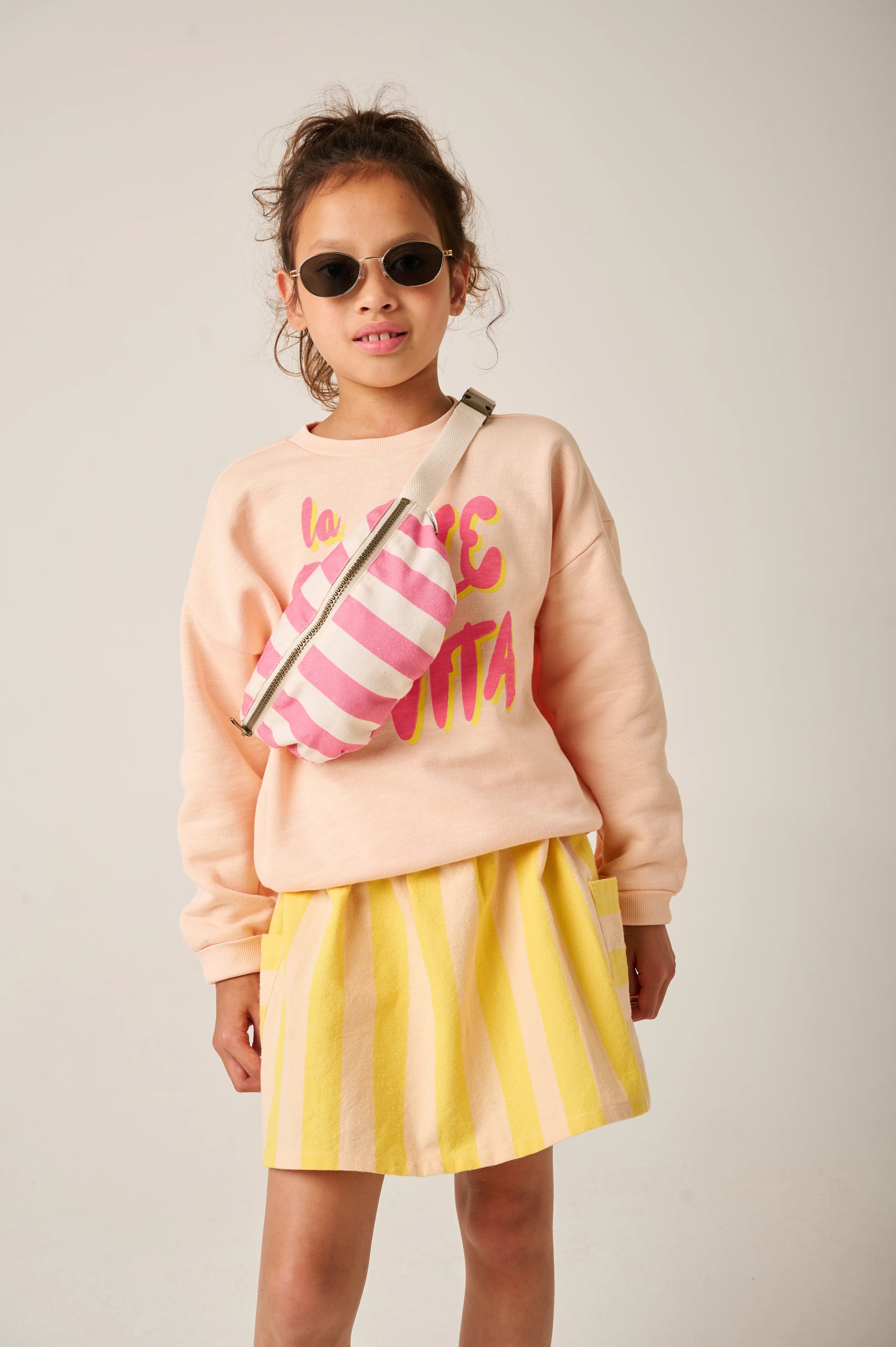 Sweatshirt Bloom Pale Peach - Tumble &