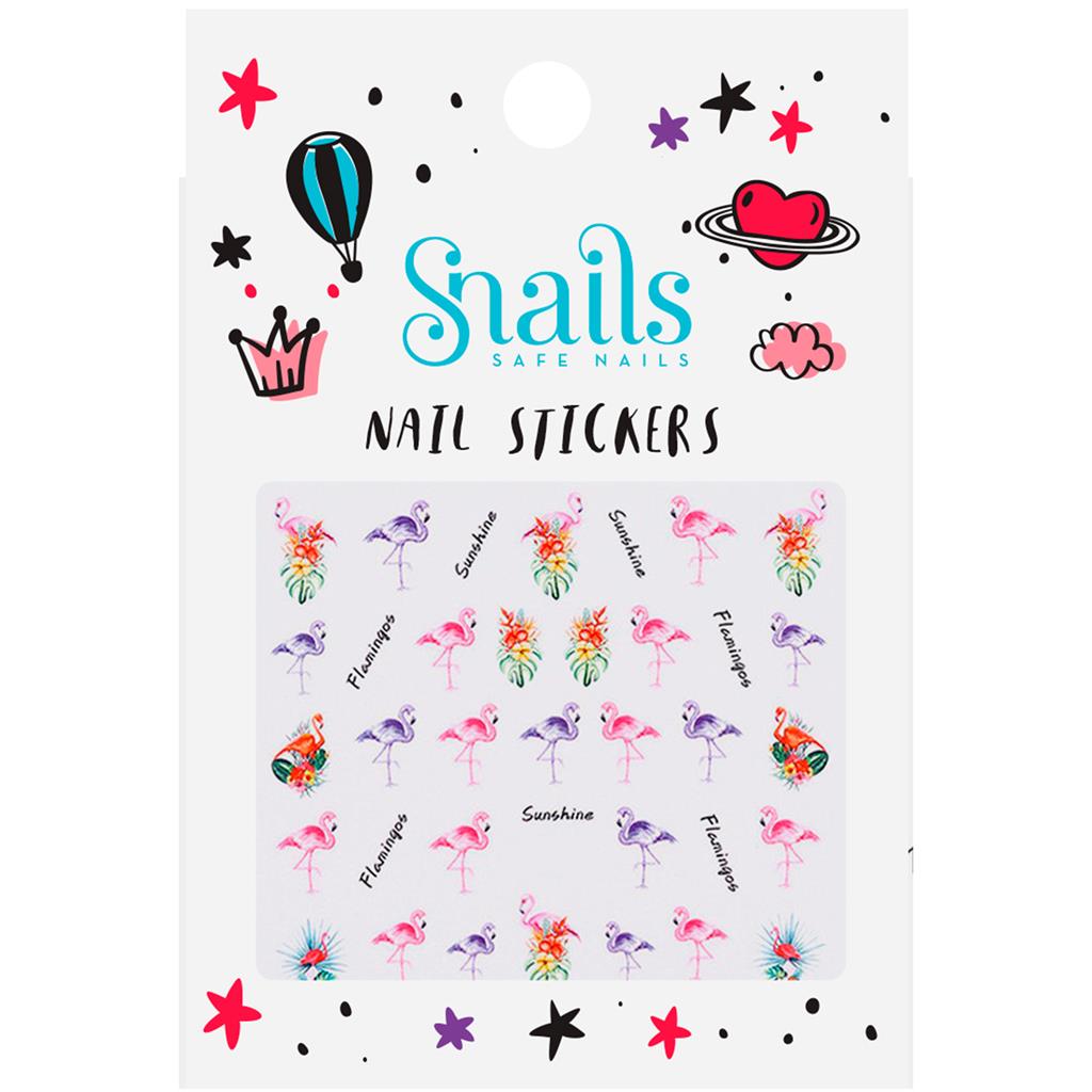 Nagelstickers Flamingo
