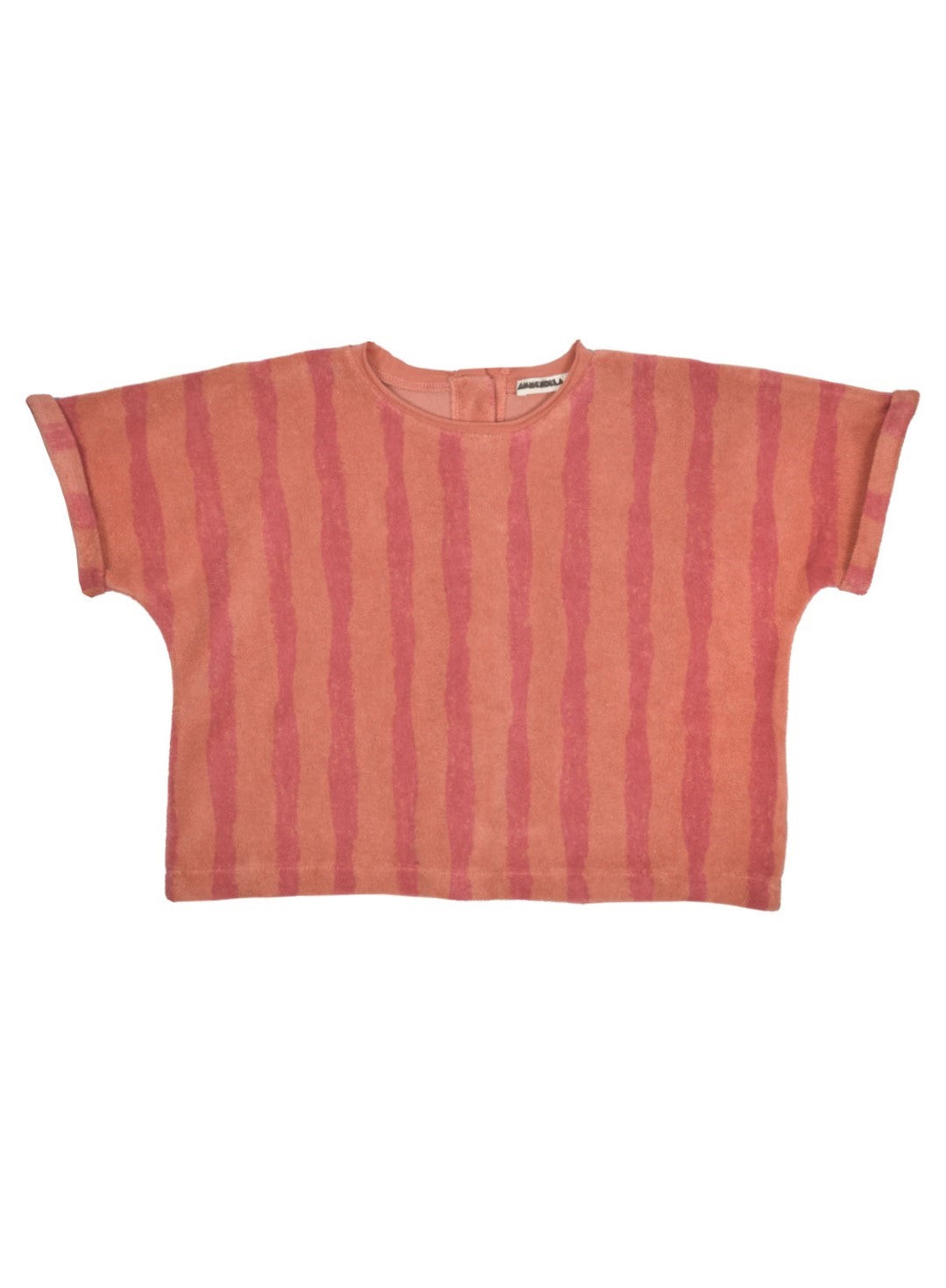 T-shirt Hippie Pink Stripes Print