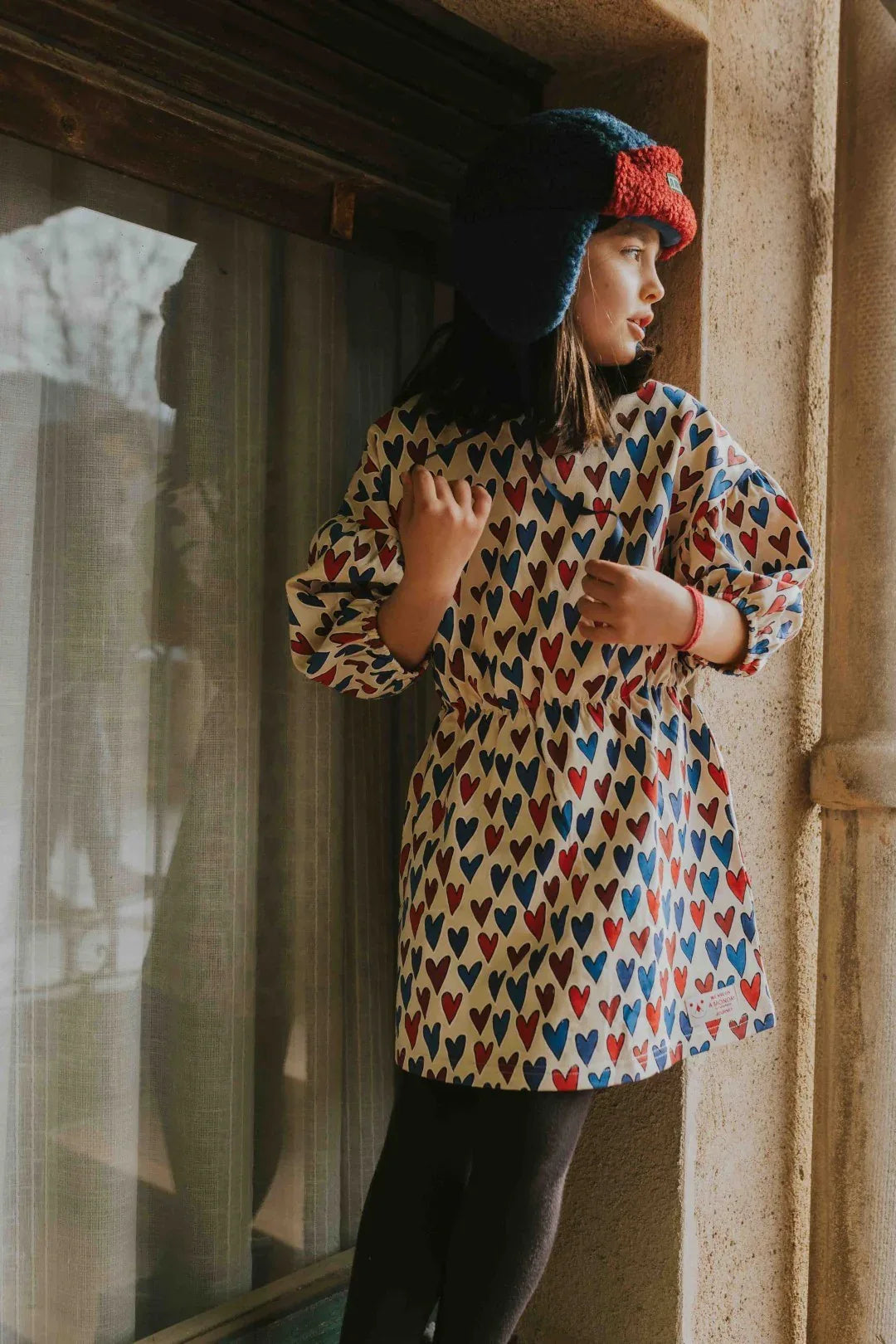 Nanna Dress Heart Print - A Monday In Copenhagen