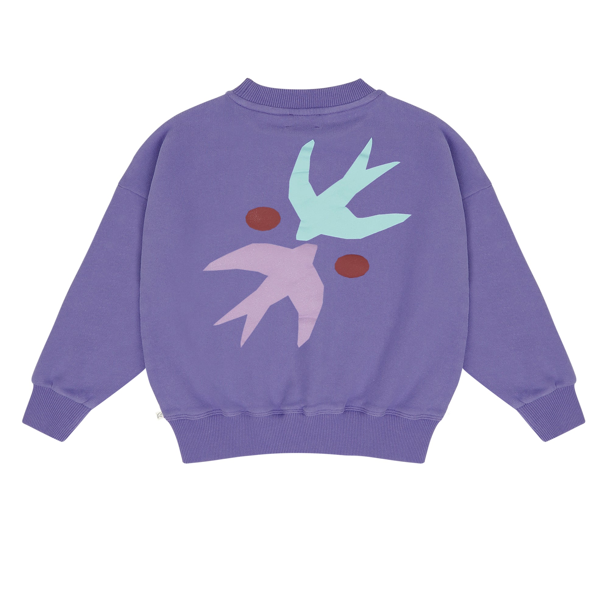 Art Bird Sweater Dark Purple