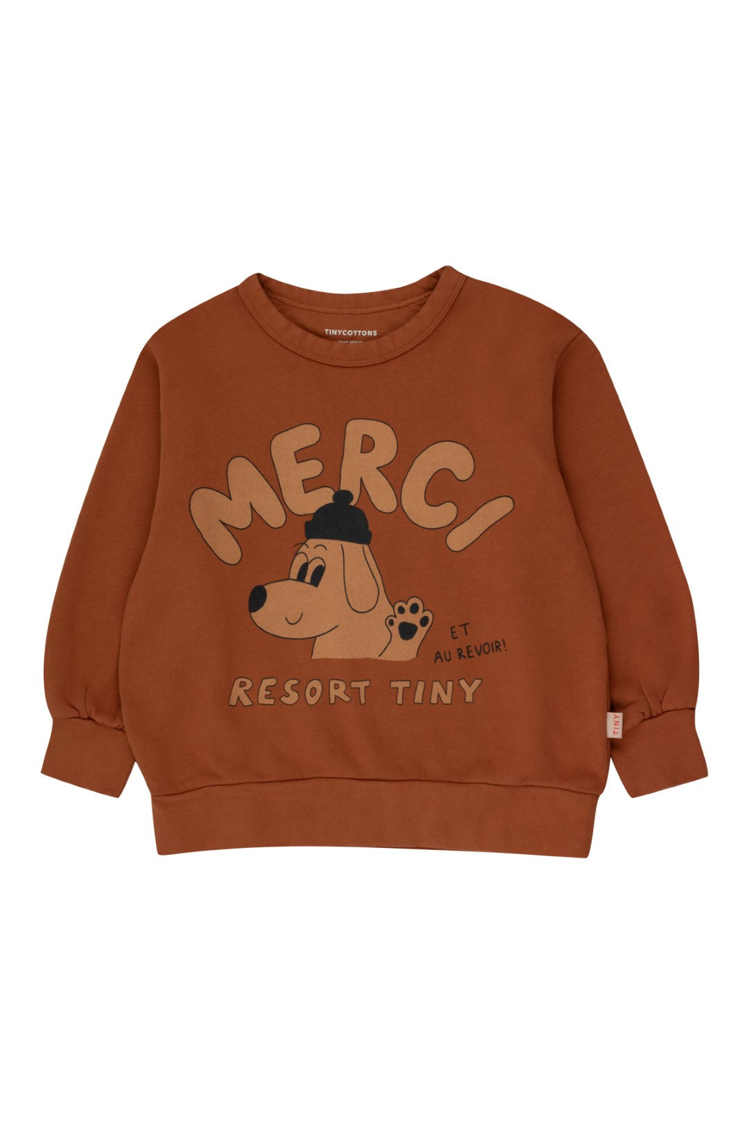 Merci Sweatshirt Brown