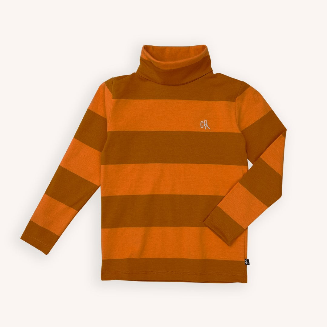 Turtleneck Stripes Orange
