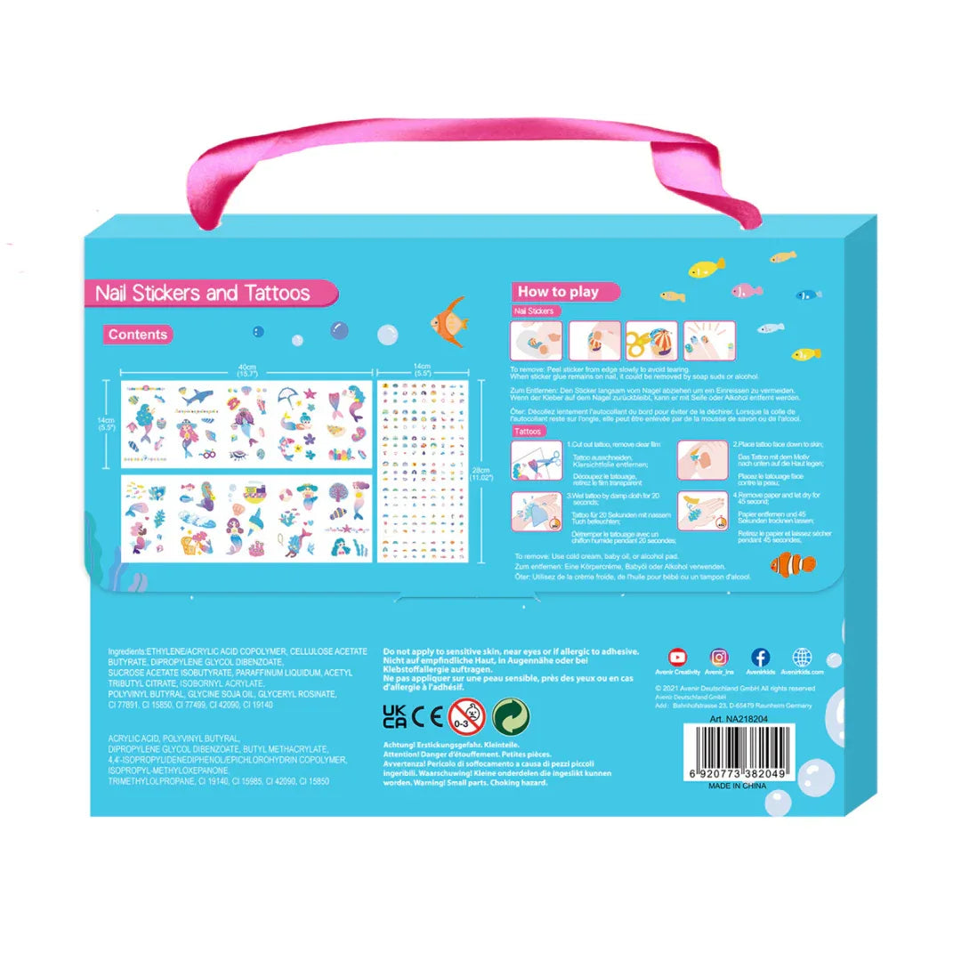 Nail Stickers&Tattoos Zeemeermin - Avenir