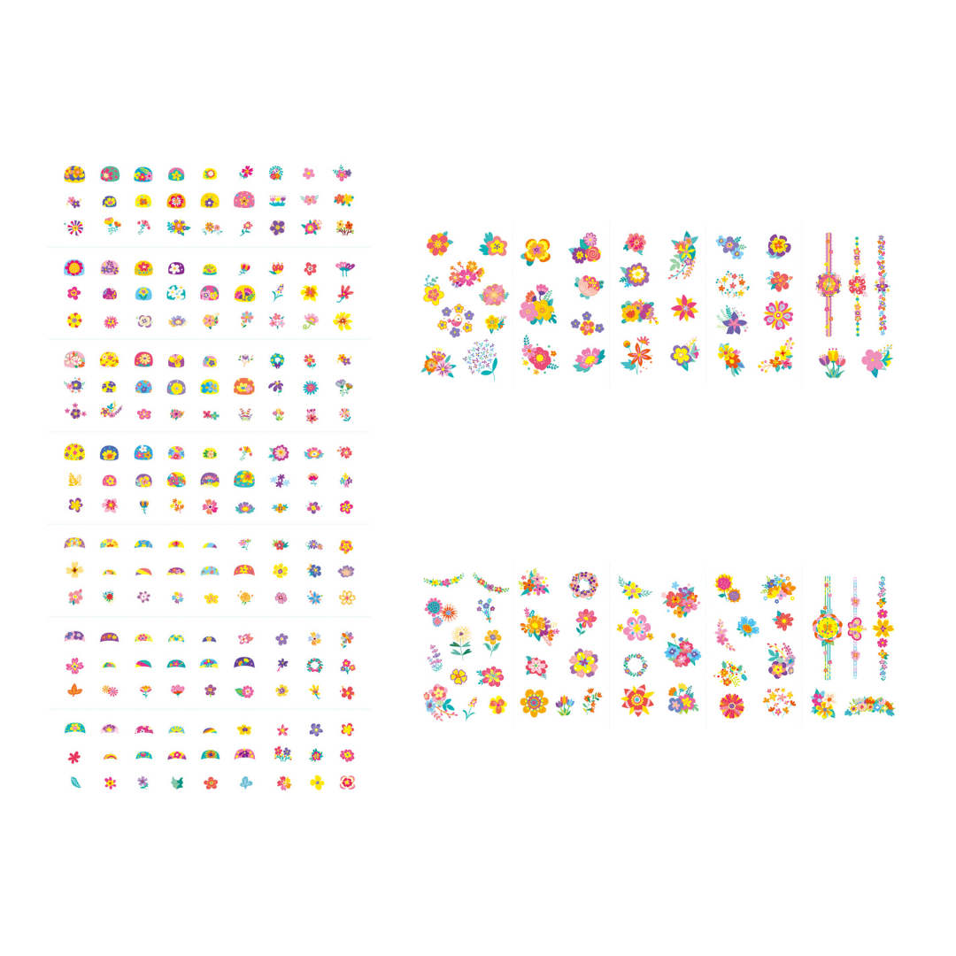 Nail Stickers&Tattoos Bloemen