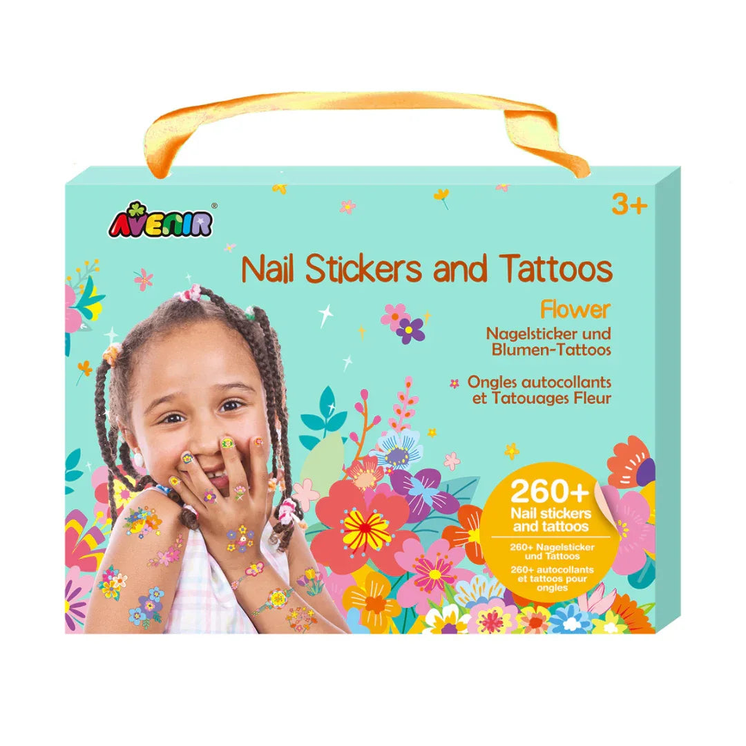 Nail Stickers&Tattoos Bloemen - Avenir