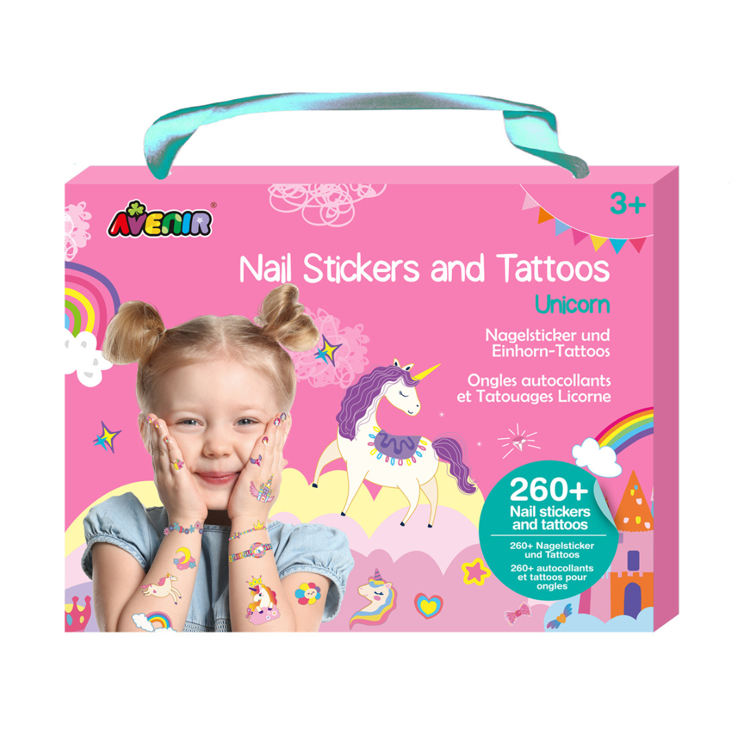 Nail Stickers&Tattoos Eenhoorns