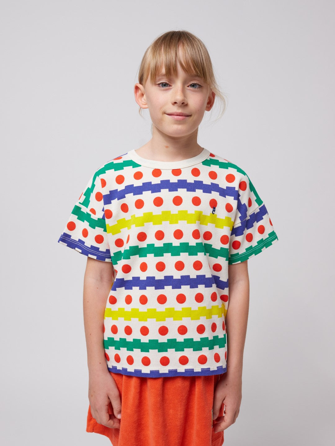Geometric All Over Waffle T-shirt
