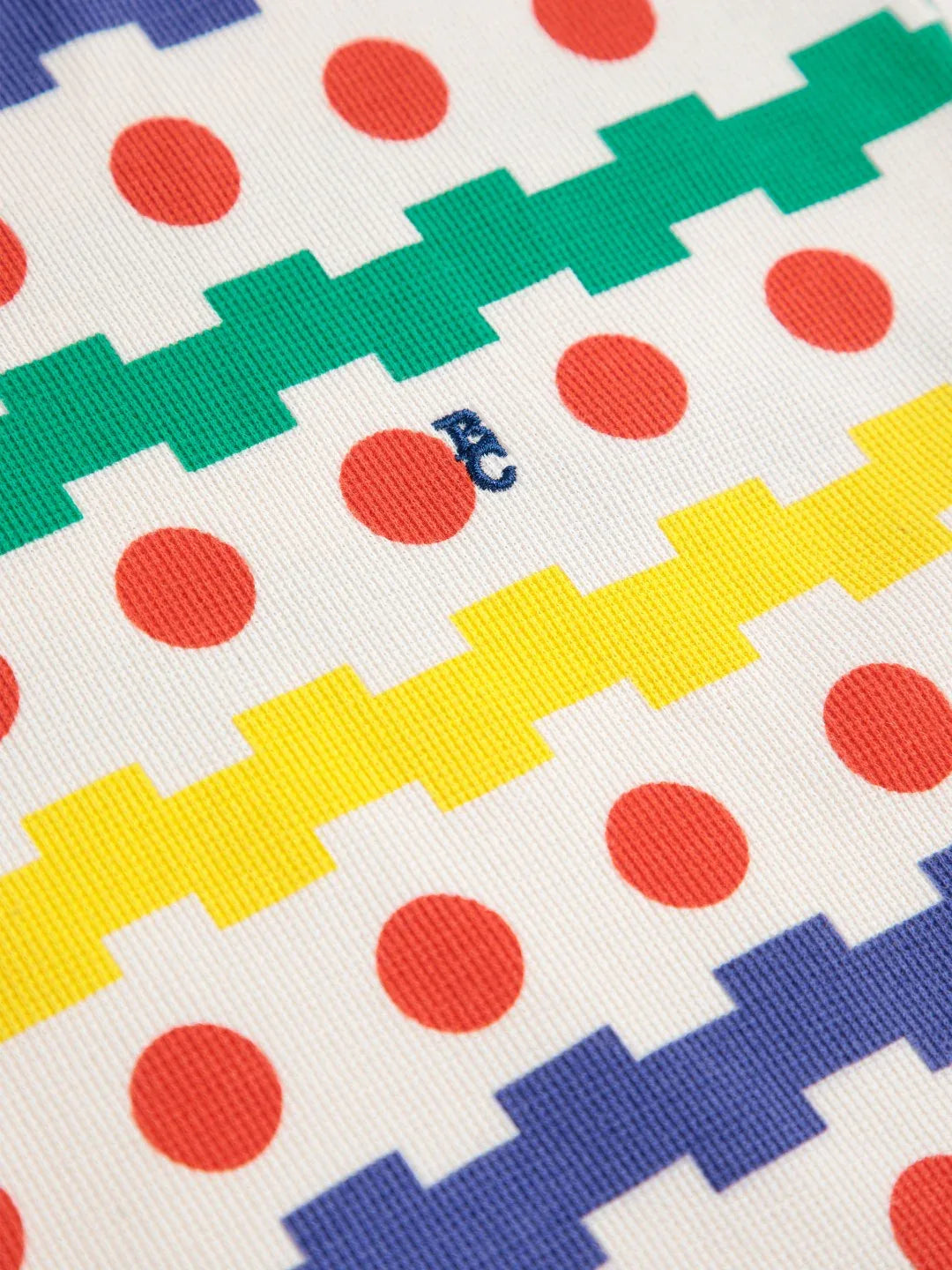 Geometric All Over Waffle T-shirt - Bobo Choses