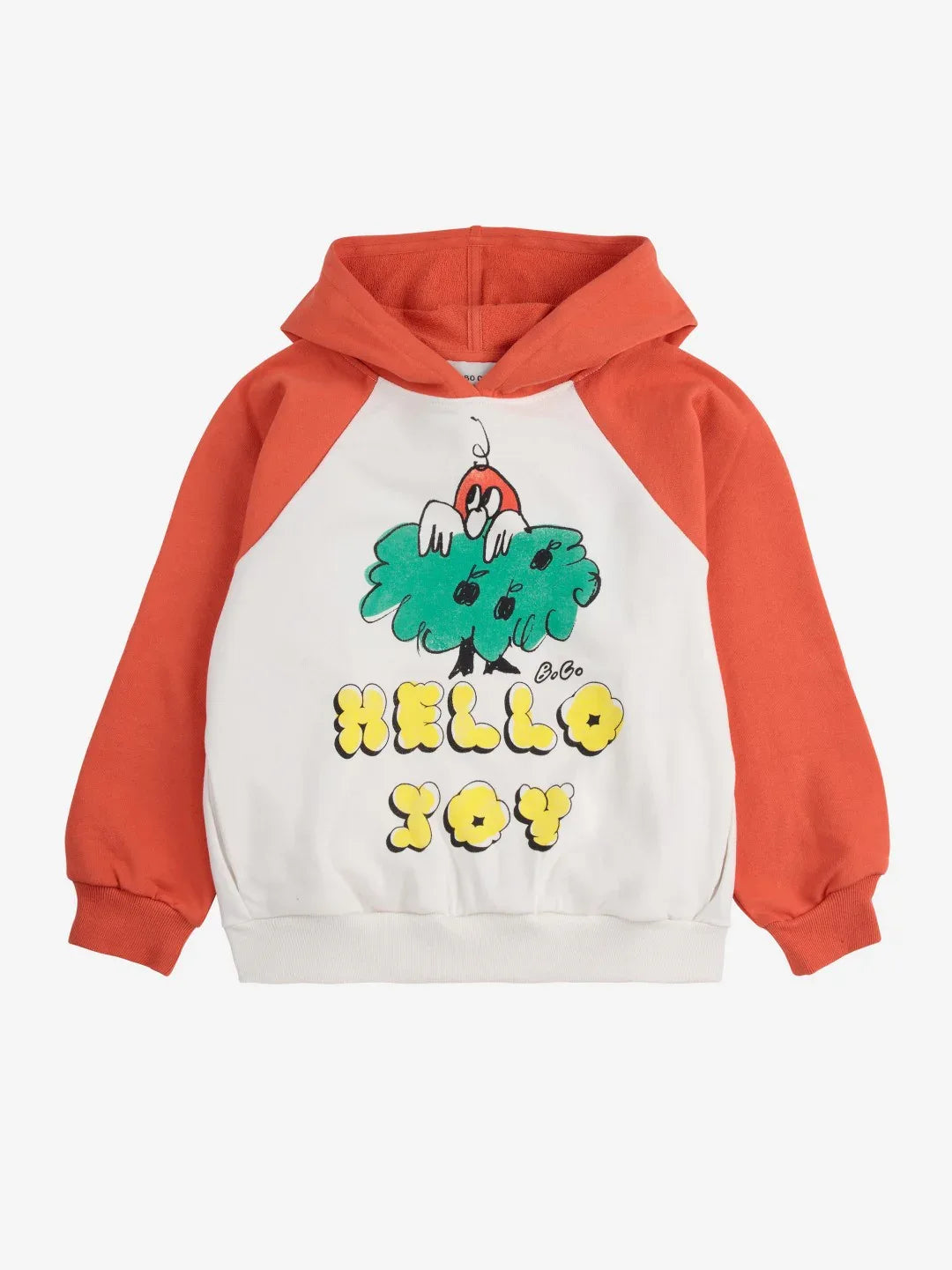 Hello Joy Ranglan Sleeves Hoodie - Bobo Choses