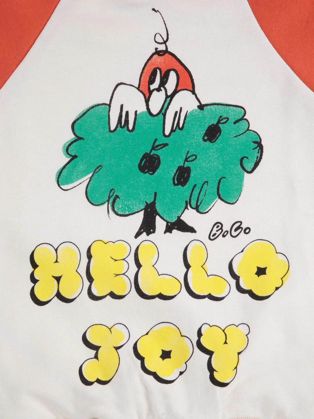 Hello Joy Ranglan Sleeves Hoodie - Bobo Choses