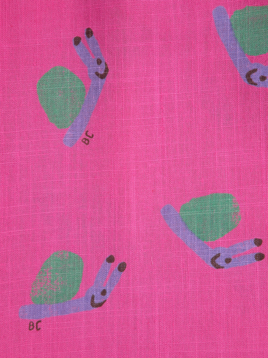 Funny Snail All Over Woven Culotte Pants