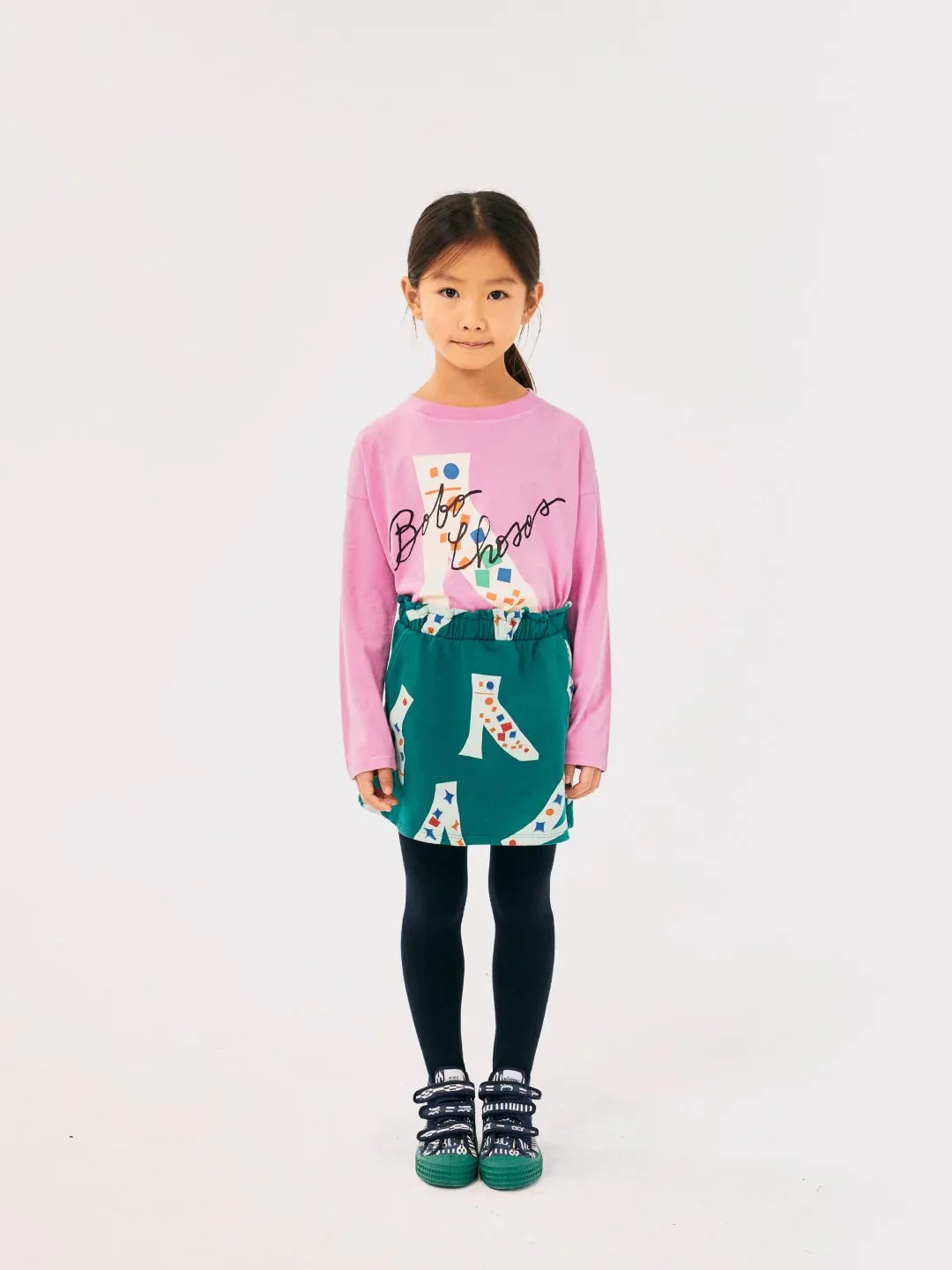 Magic Shoe Balloon Sleeve T-shirt - Bobo Choses
