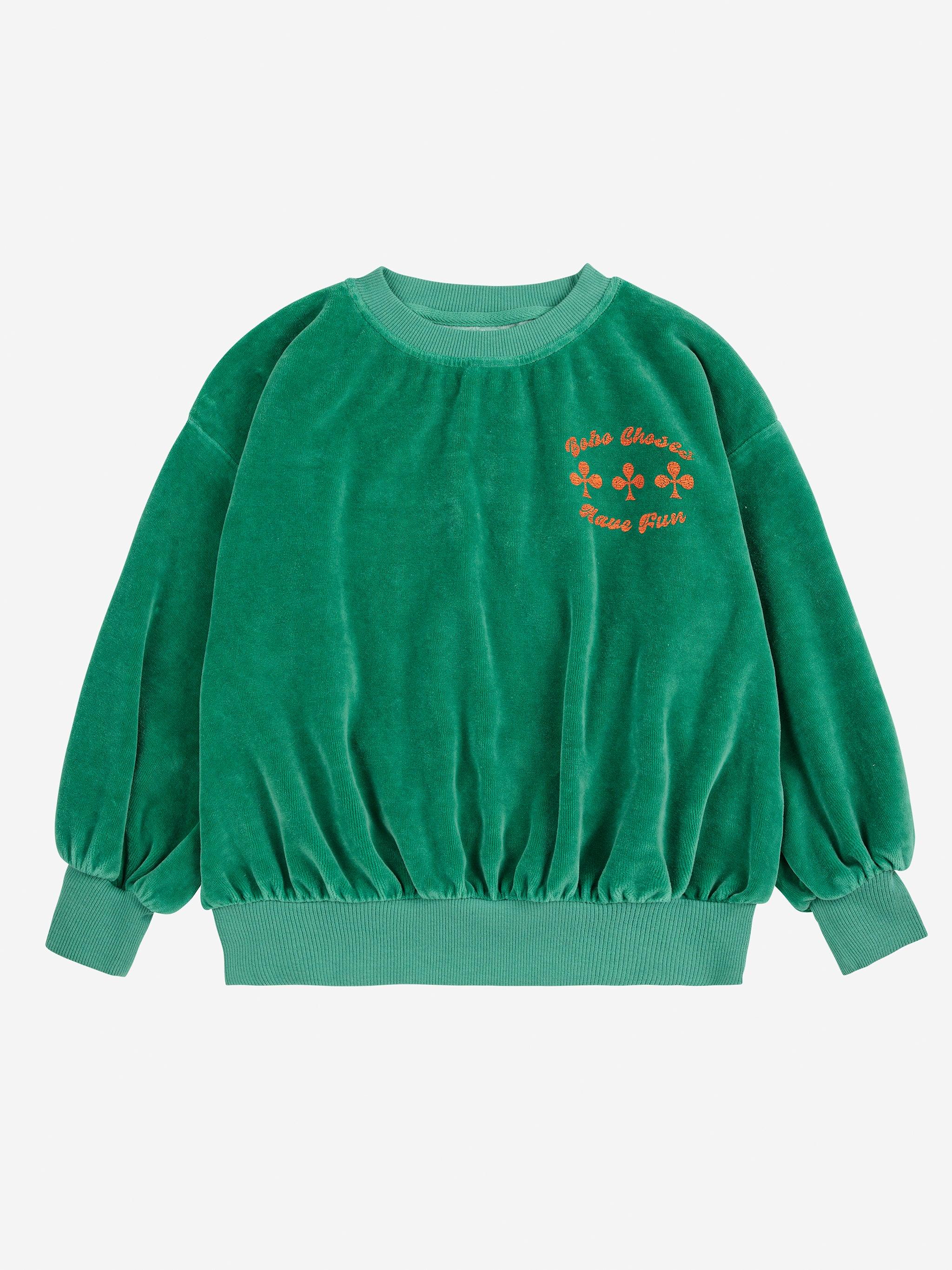 Have Fun Velvet Sweatshirt - KDkes