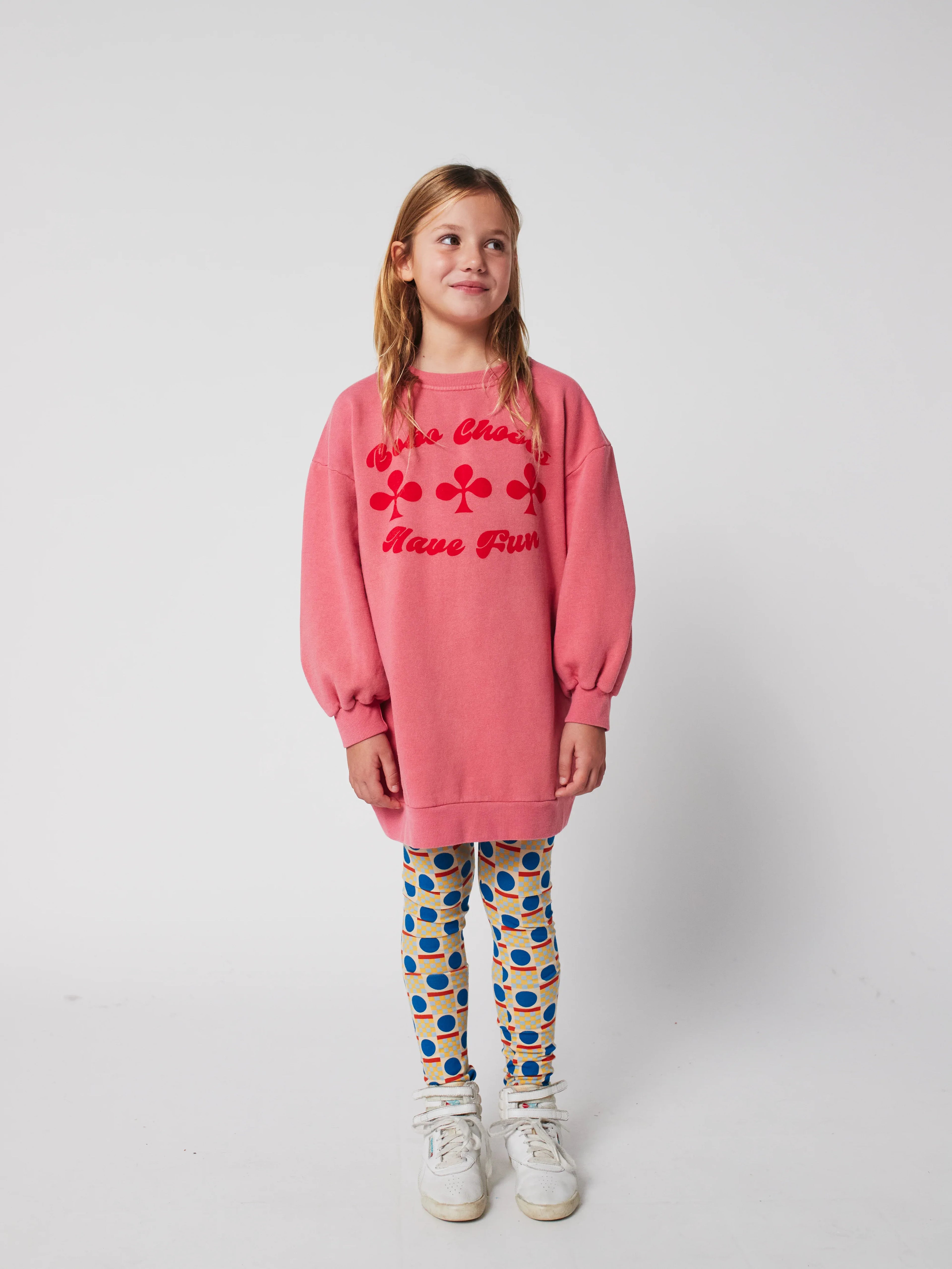 Have Fun Sweatshirt Dress - Bobo Choses