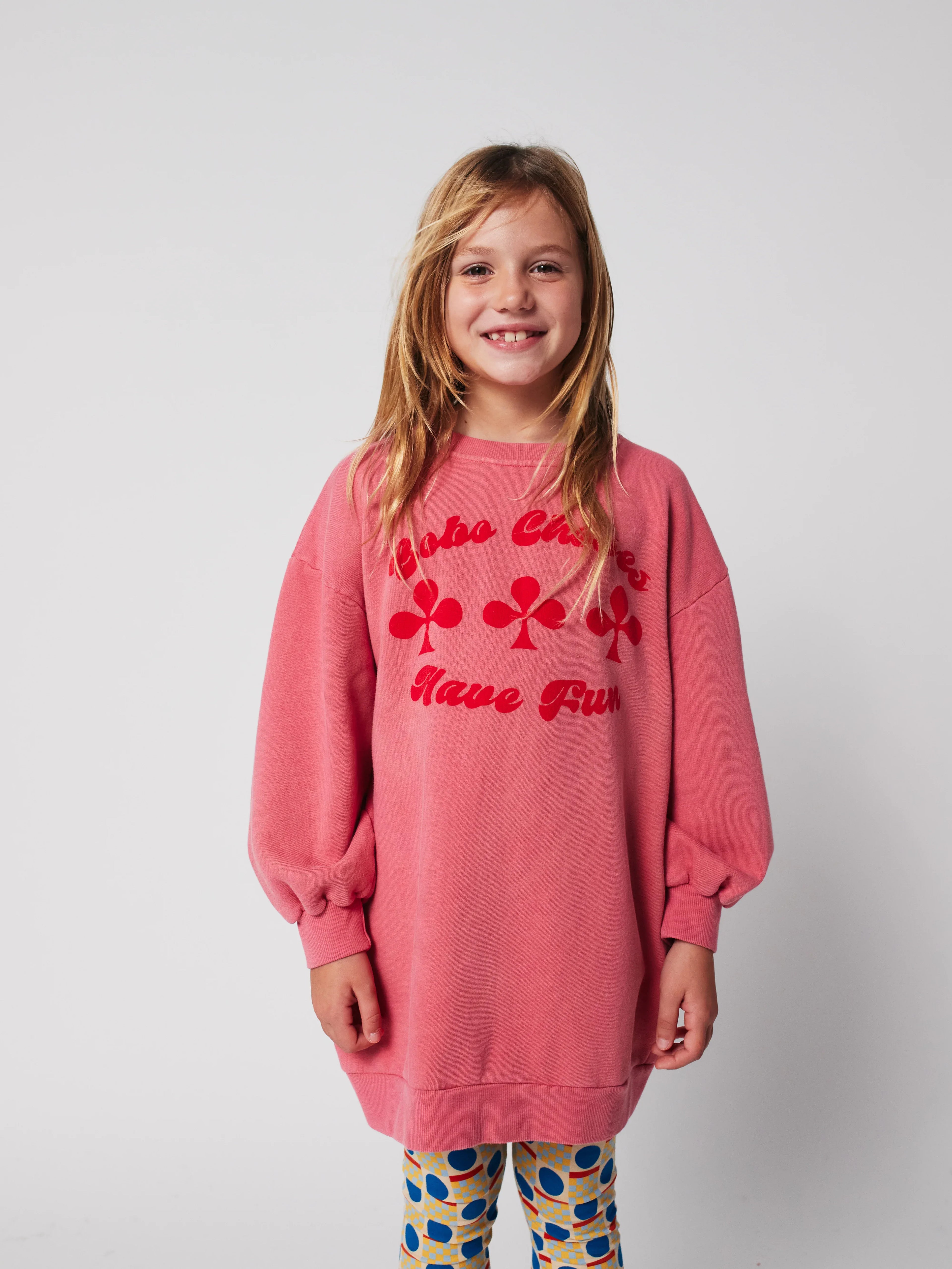 Have Fun Sweatshirt Dress - Bobo Choses