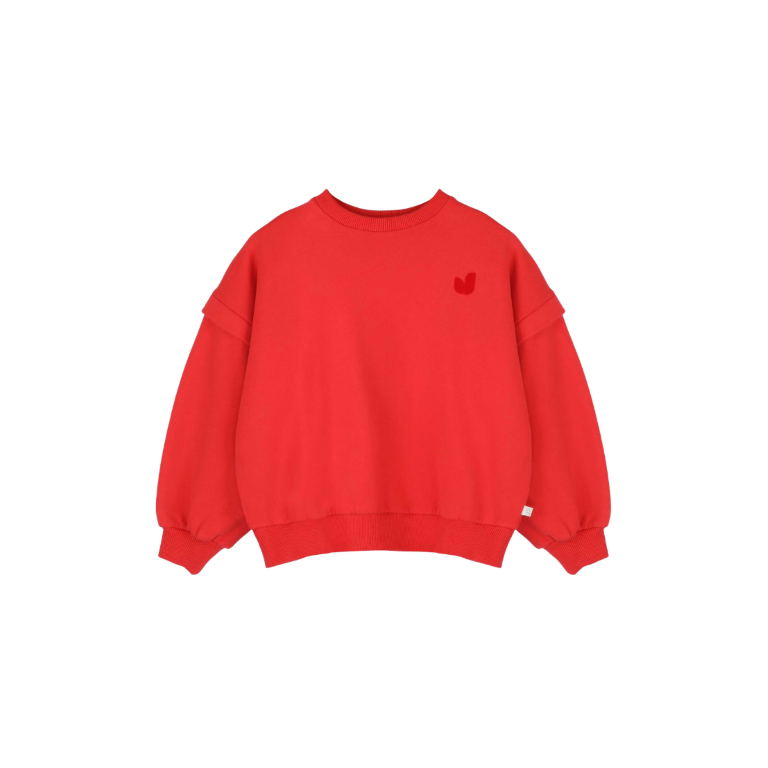 Balloon Sweater Spicy Red