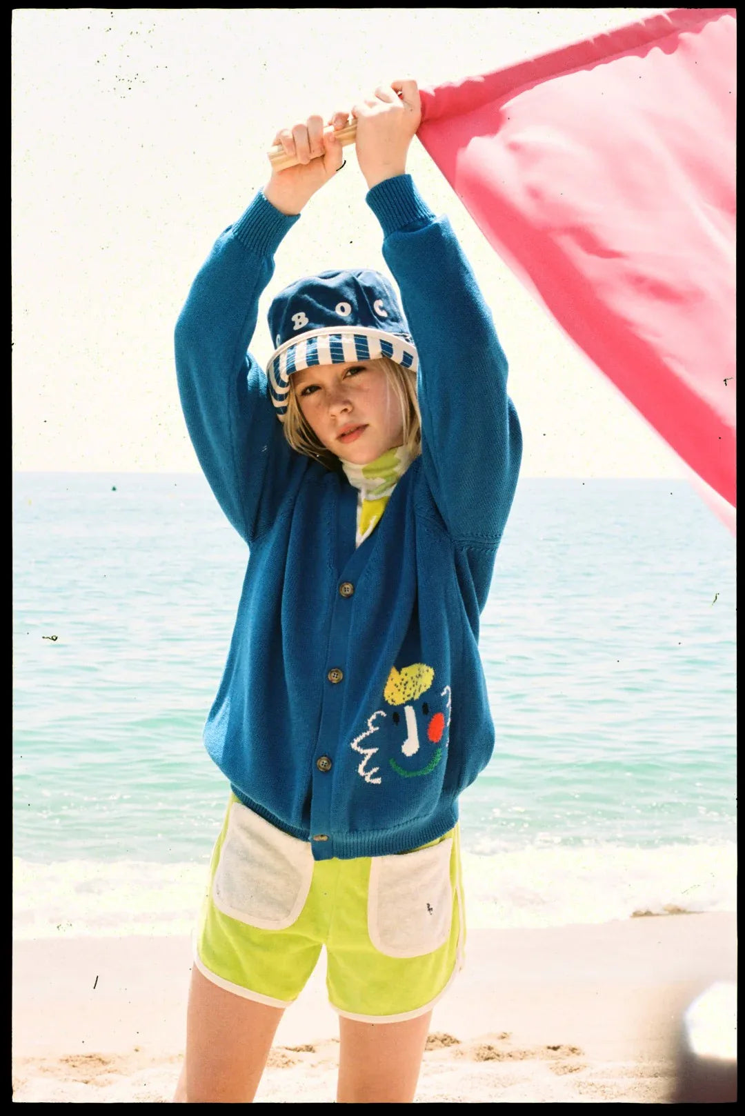 Happy Mask Cardigan - Bobo Choses