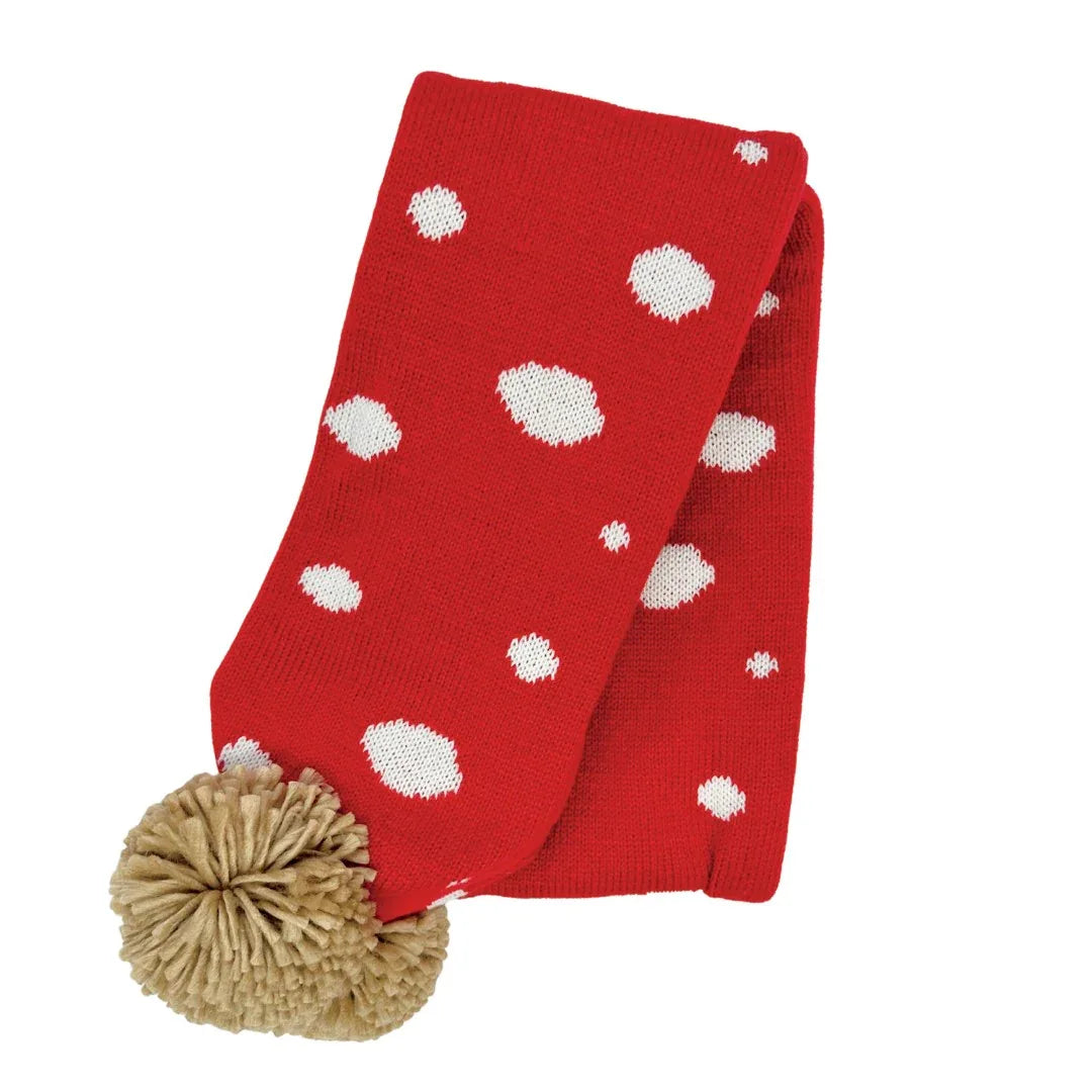 Toadstool Knitted Scarf - Rockahula