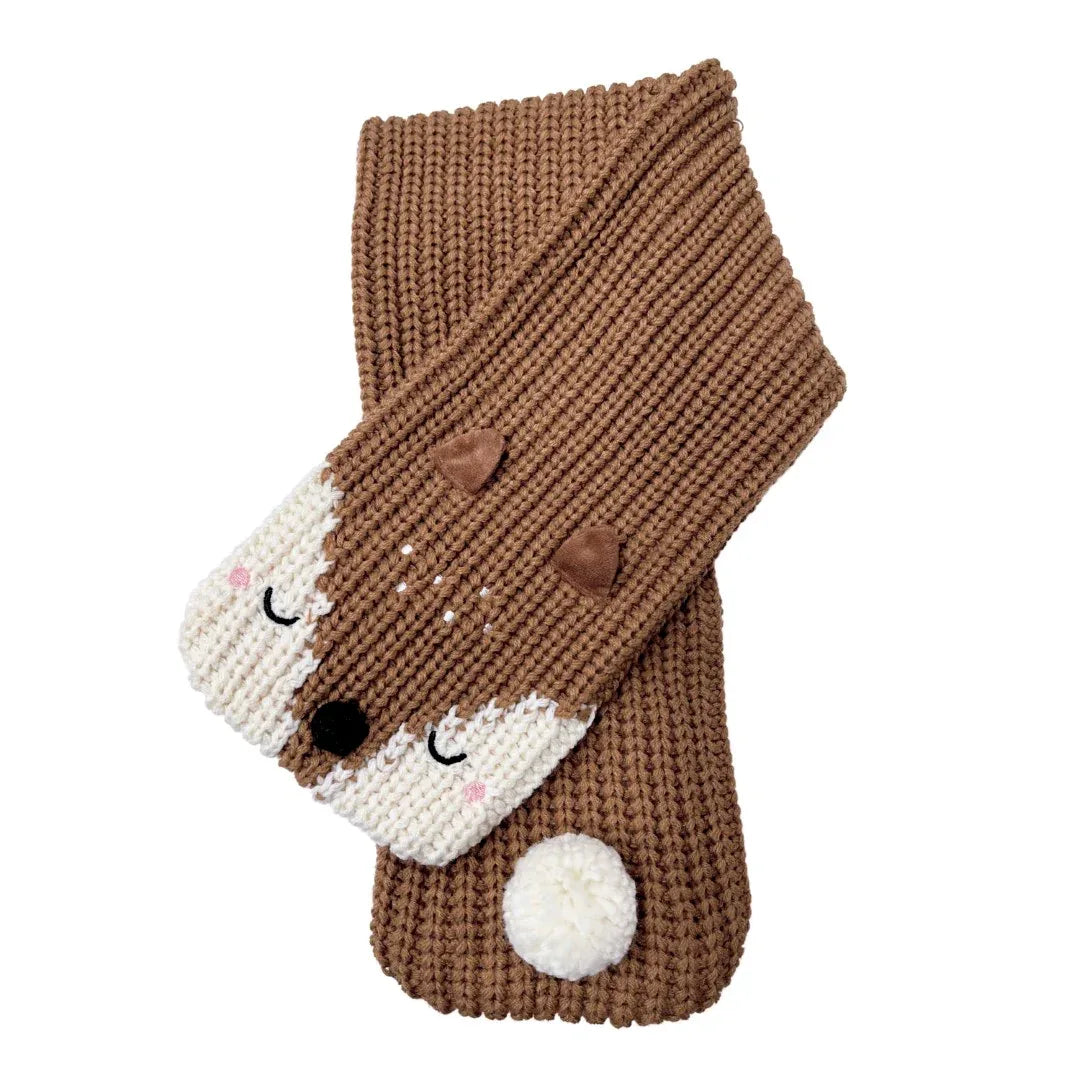 Doris Deer Knitted Scarf - KDkes